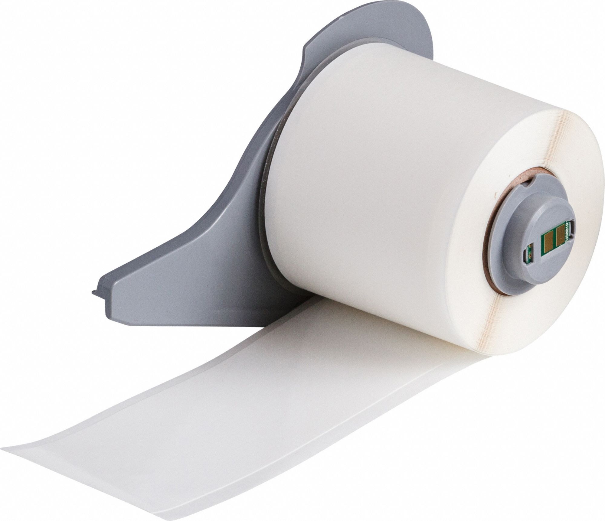 Wraparound Label: 1 29/32 in, Vinyl, Black on White