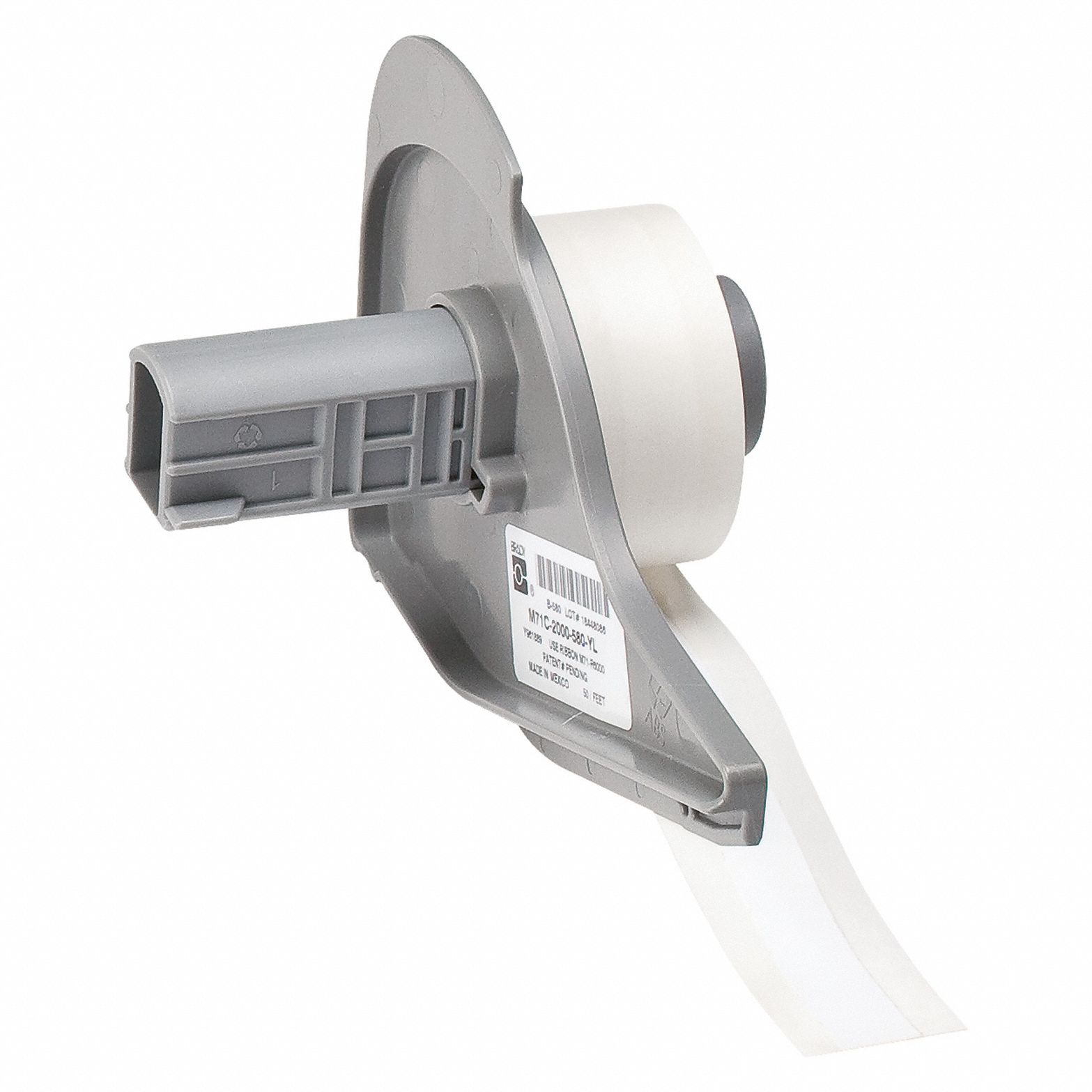 ETIQ, 3/8 PO LA, EXTERIEUR,BLNC