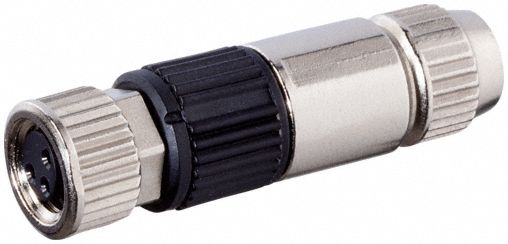 Circular Connector: A Coded, 3 Socket, M8 Screw with Straight Connection, IP67, IDC