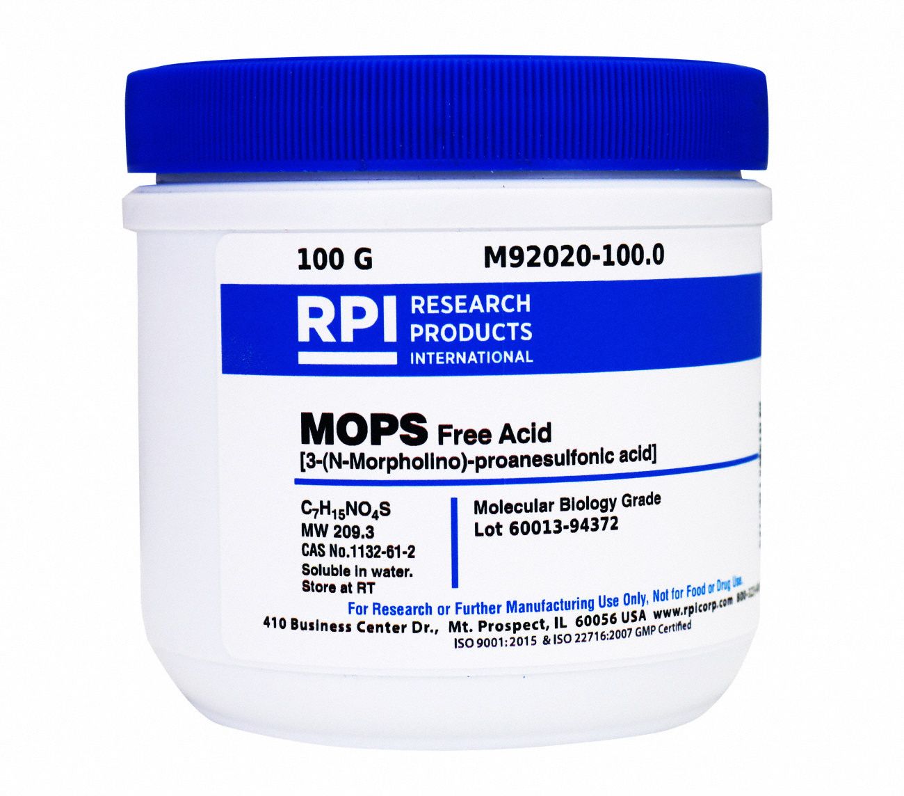 MOPS Free Acid, 100g