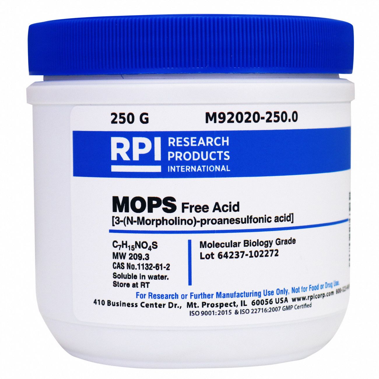 MOPS Free Acid, 250g