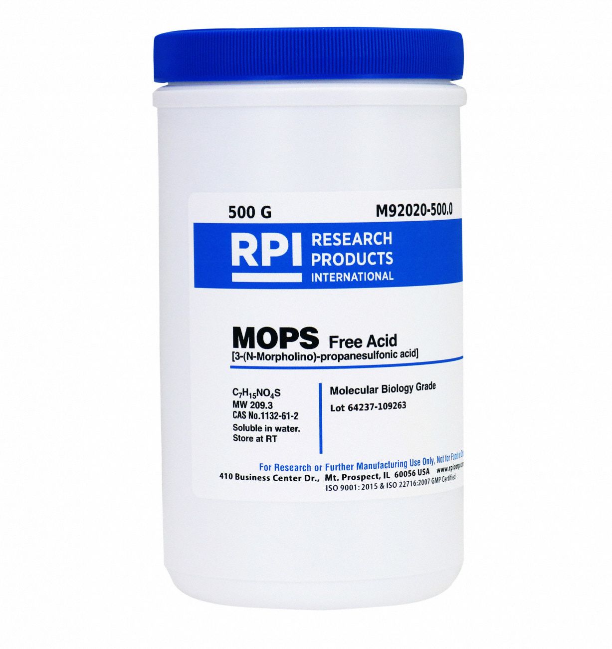 MOPS Free Acid, 500g