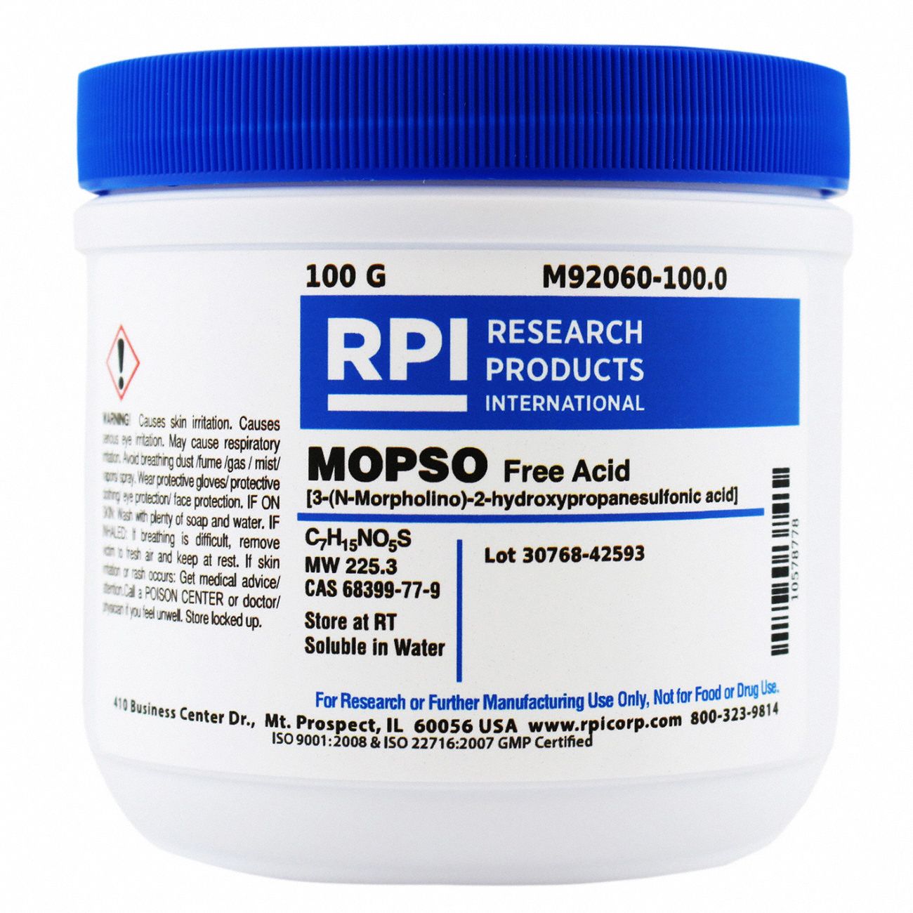 MOPSO Free Acid, 100g