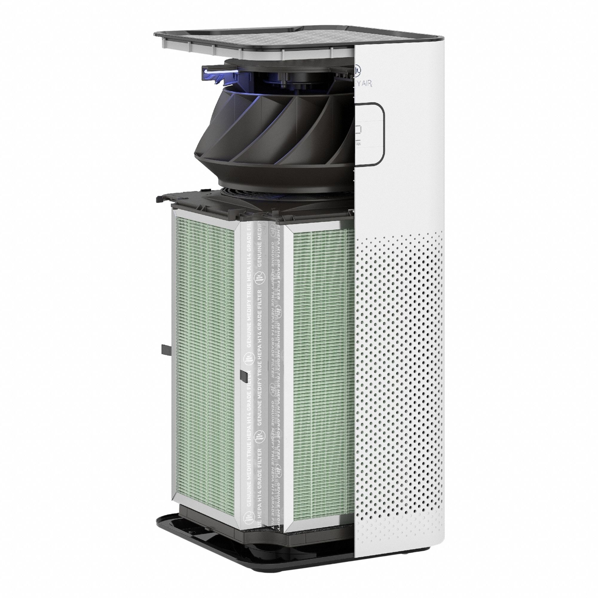 Portable Air Cleaner: Activated Carbon Adsorption/Particulate Filtration