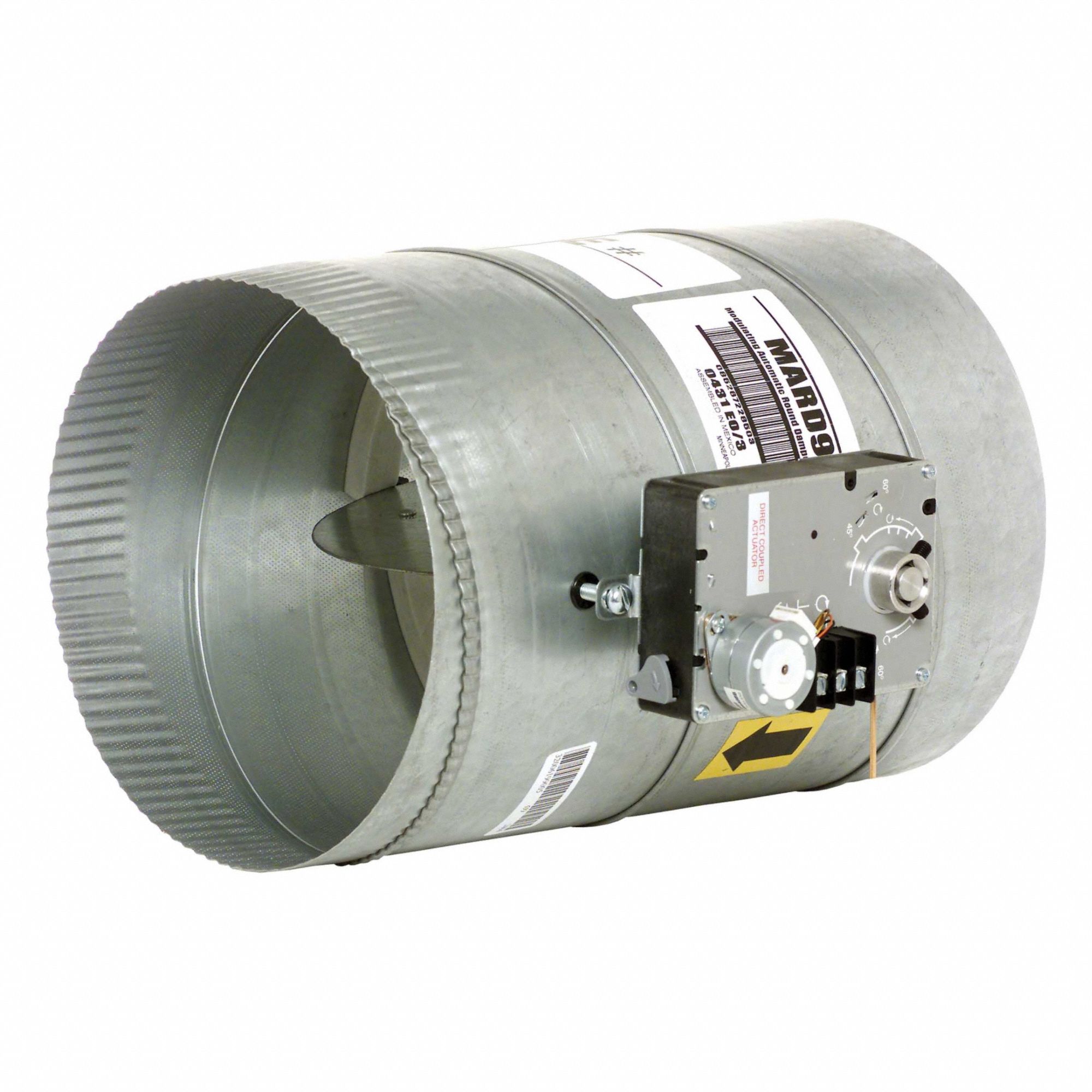 Round Damper Modulating Automatic 14In