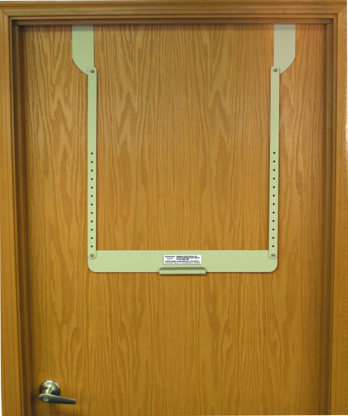 DOOR HANGER,STEEL,BROWN,26 1/8" W