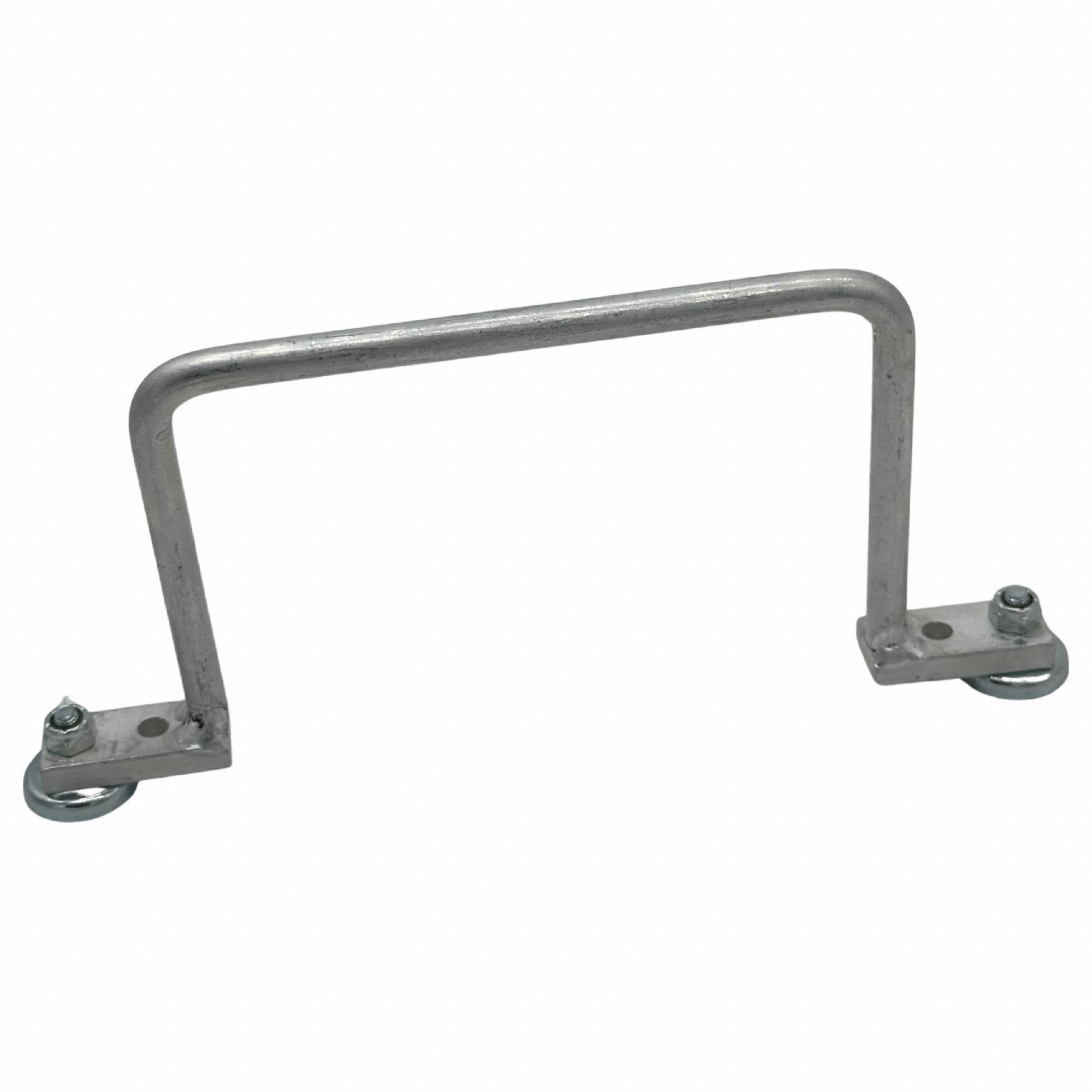 Magnetic Cable D-Ring: 5 in Max. Bundle Dia., Aluminum, Silver, 20 lb Holding Capacity