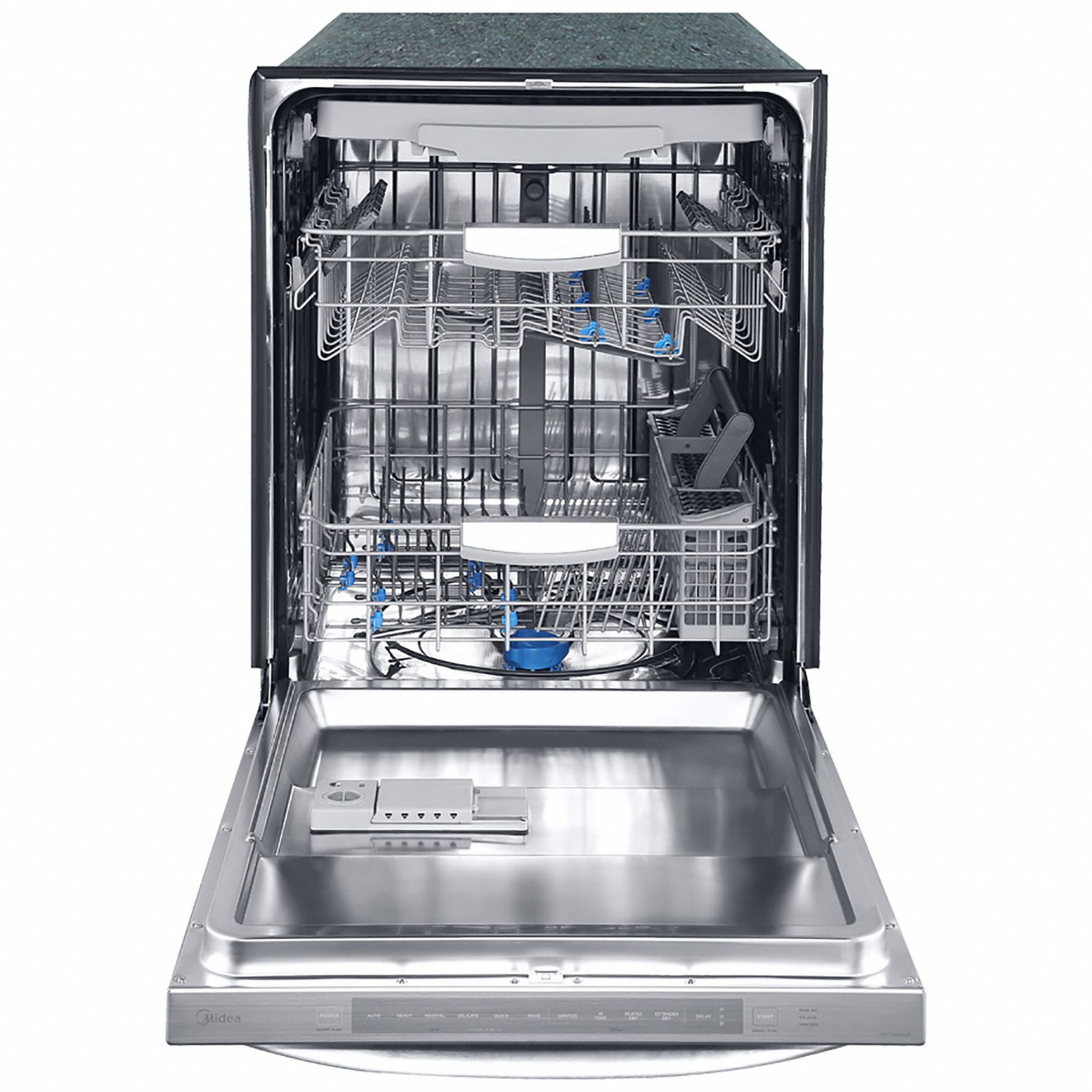 MIDEA Dishwasher Stainless Steel, 6 Wash Cycles, Silver, Energy Star