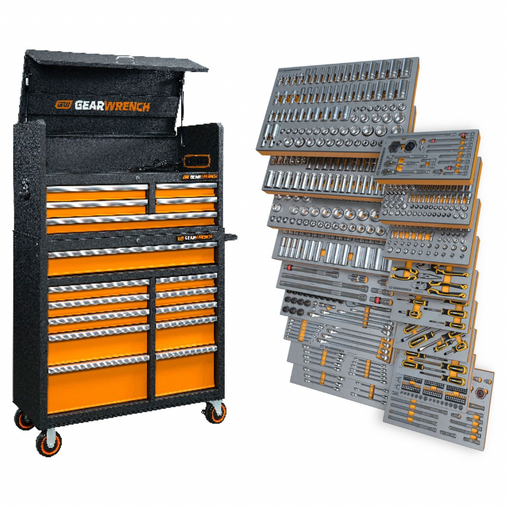 MTS IN MODULAR TRAYS,W/STORAGE,873 PC