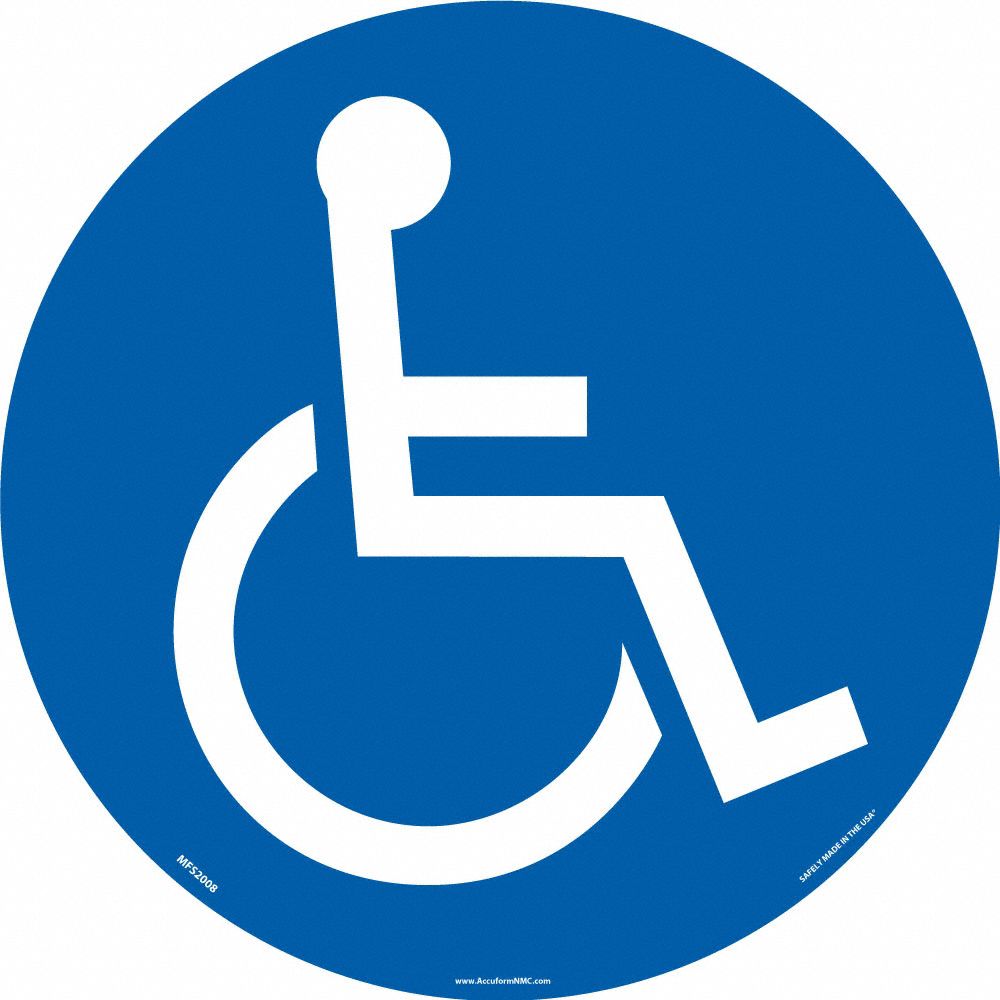 ADA Accessible Sign Vinyl Adhesive