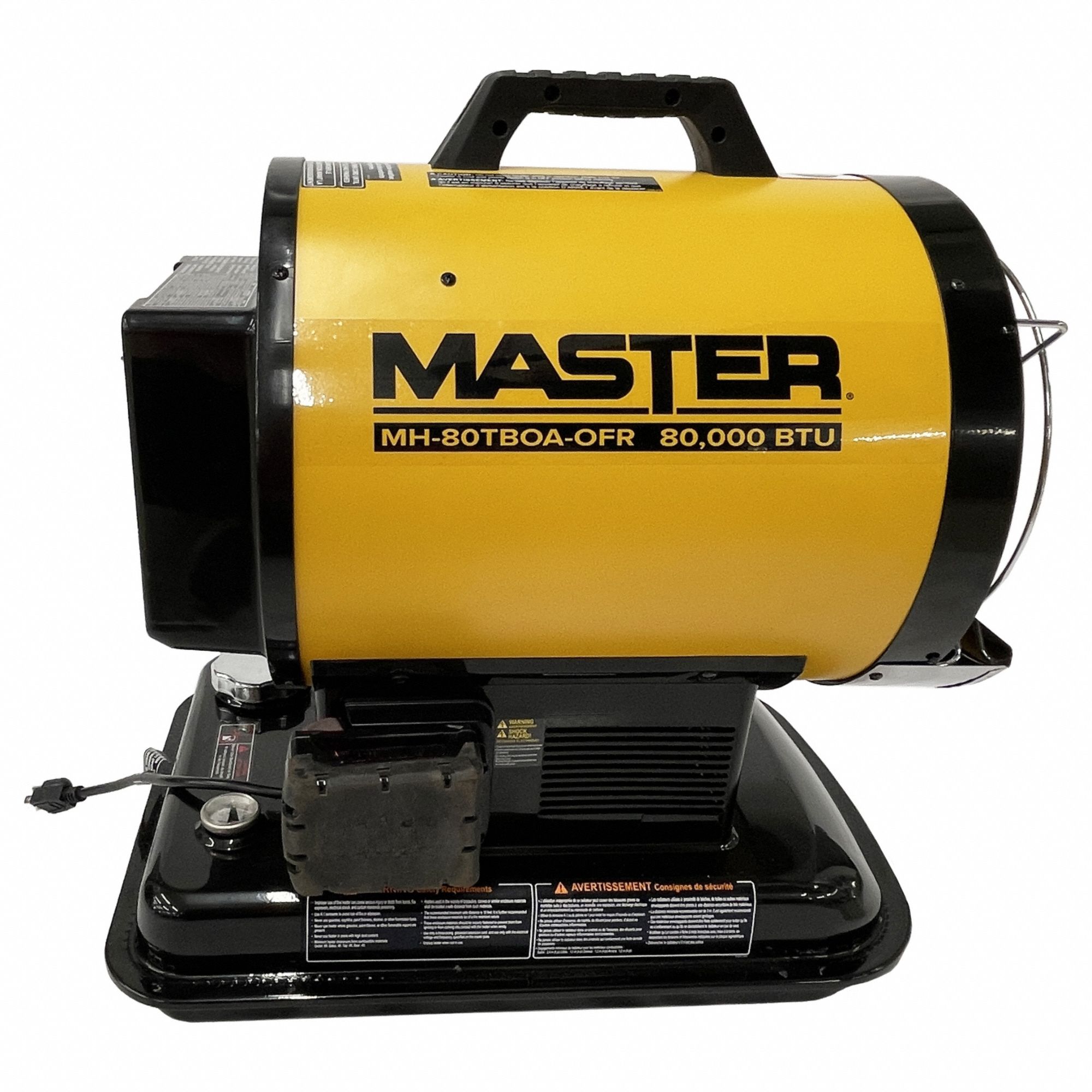 Portable Oil and Kerosene Torpedo Heater: Handheld Portable, 2, 000 sq ft Heating Area