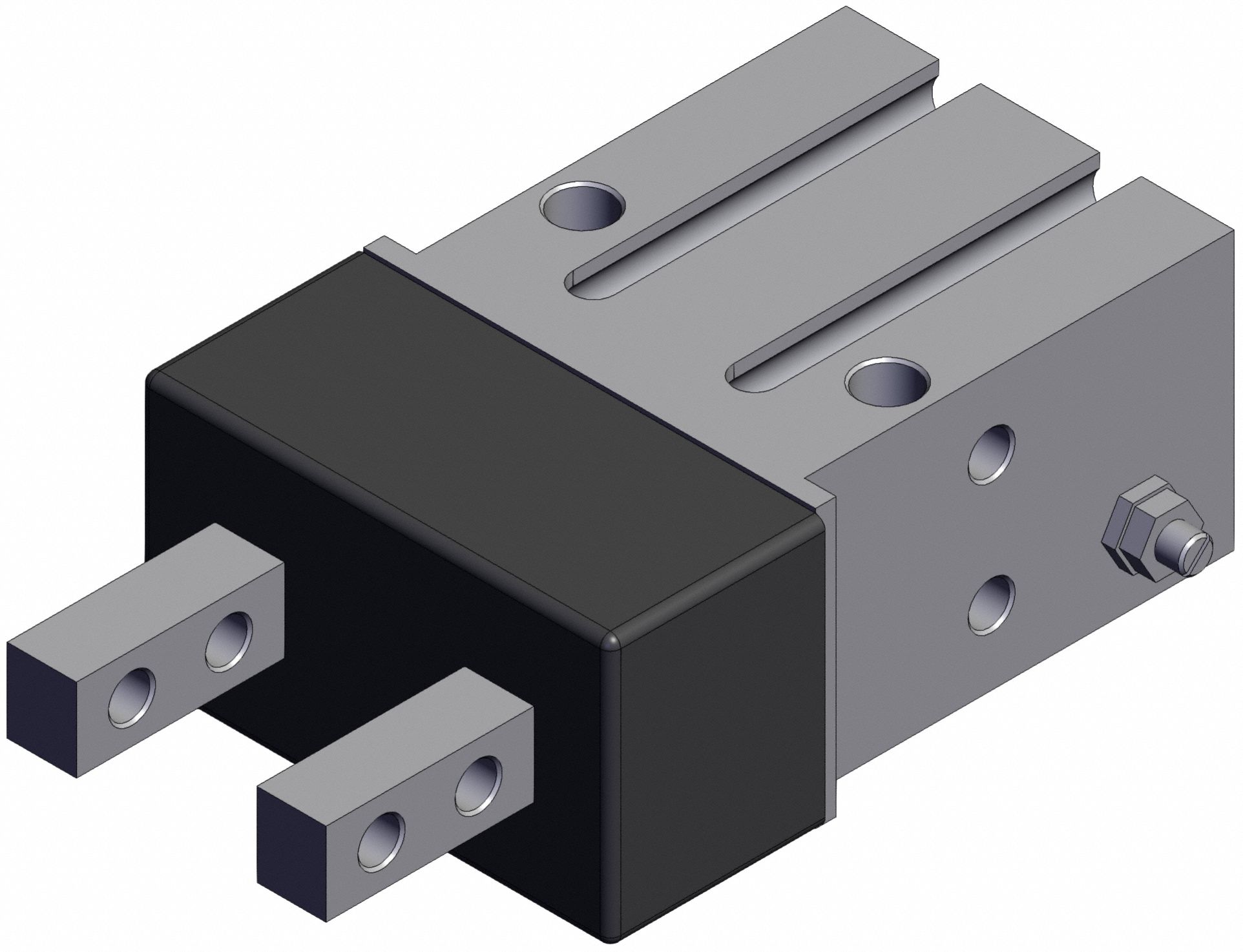 Parallel Gripper: 4 mm Stroke Lg, 15 psi to 87 psi, 87 psi Max Op Pressure, 15 psi Min Op Pressure