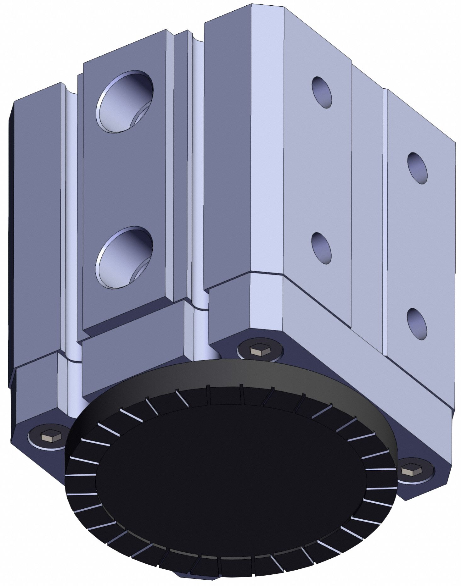 Magnetic Gripper: MHM, RC1/8 in, Max. 500 N Holding Force, 50 mm Overall Wd