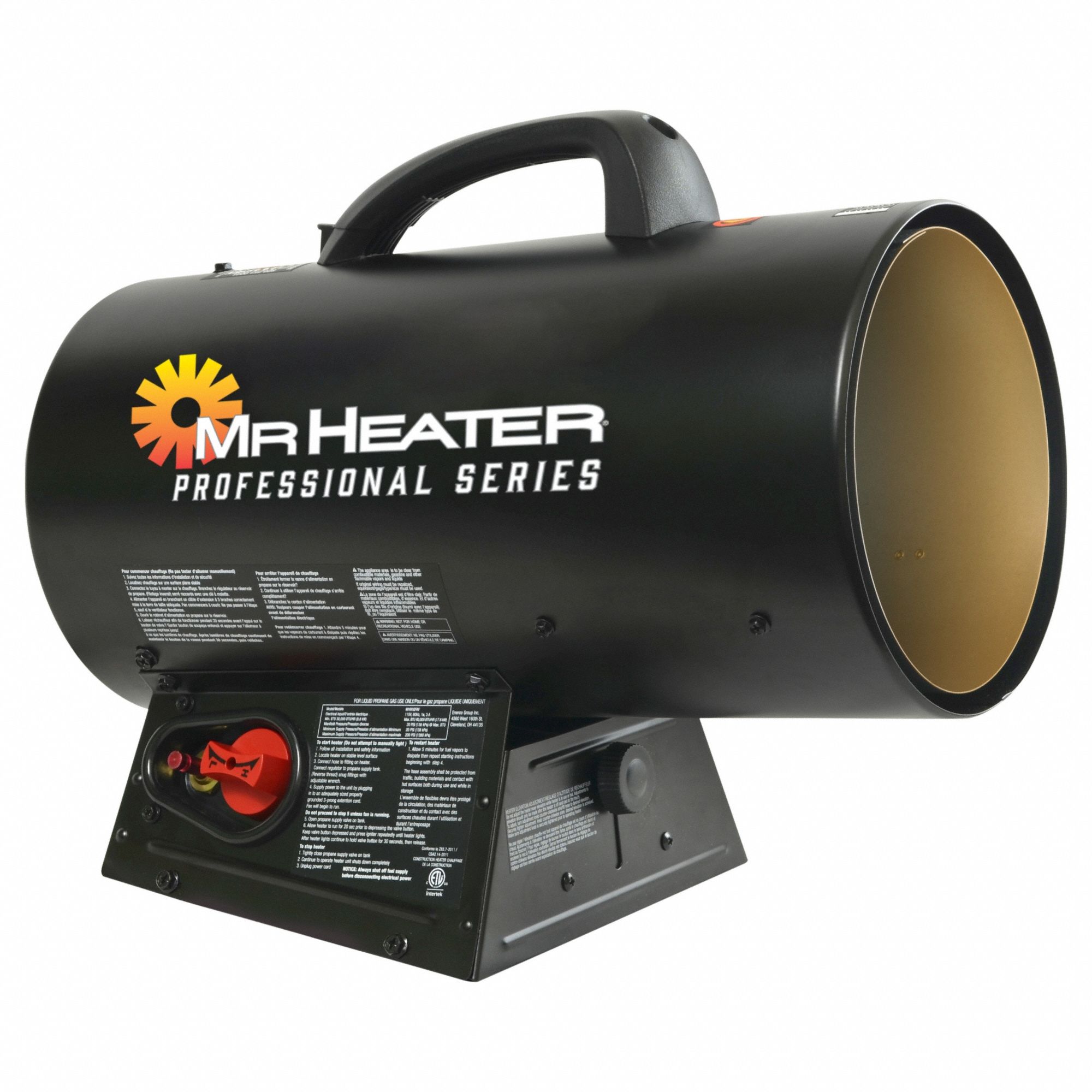 MR. HEATER, 60,000 BtuH Heating Capacity Output, Propane, Quiet ...