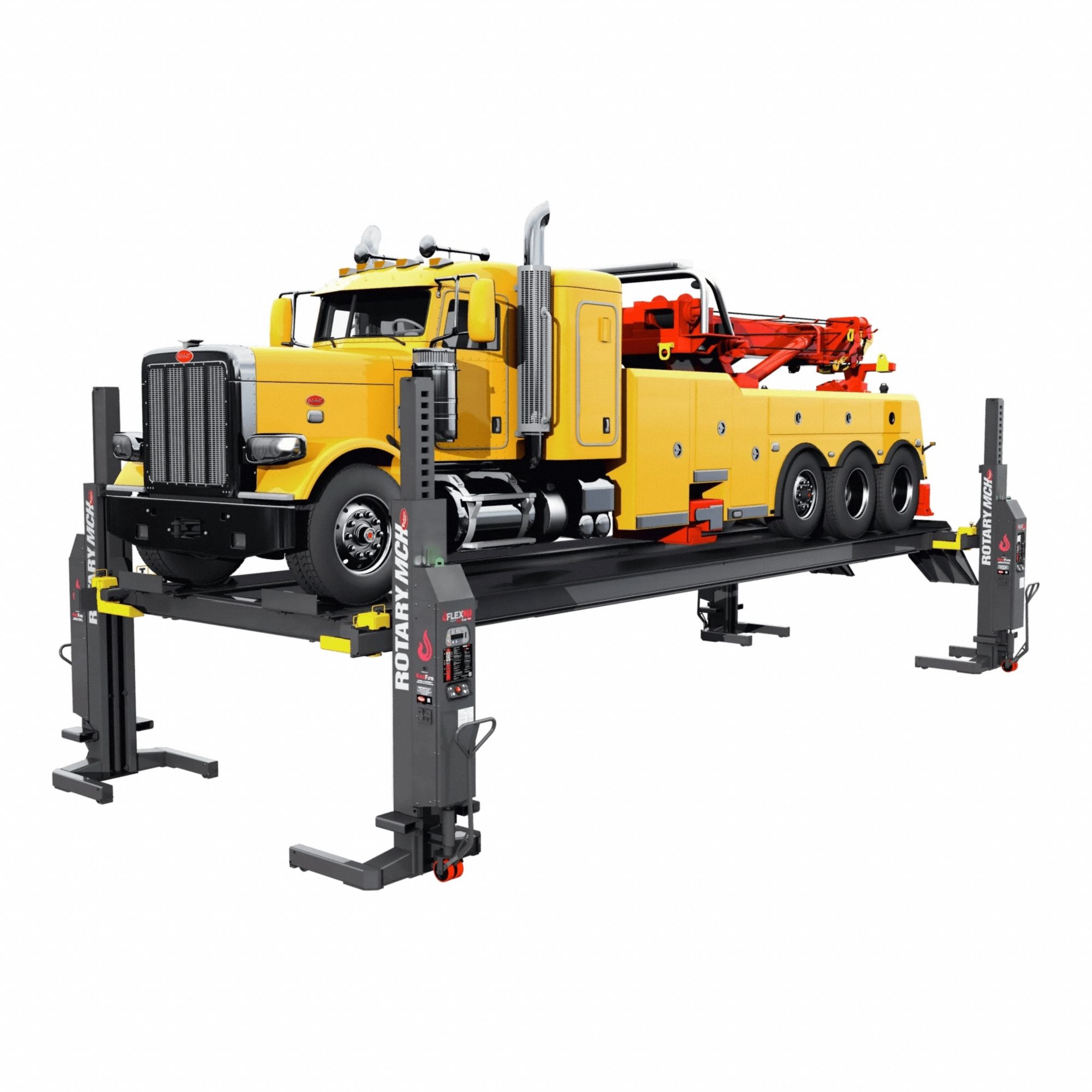 Vehicle Lift System: 10 ton Load Capacity, 70 in Max Lift Ht, 0 in Min Lift Ht, PK