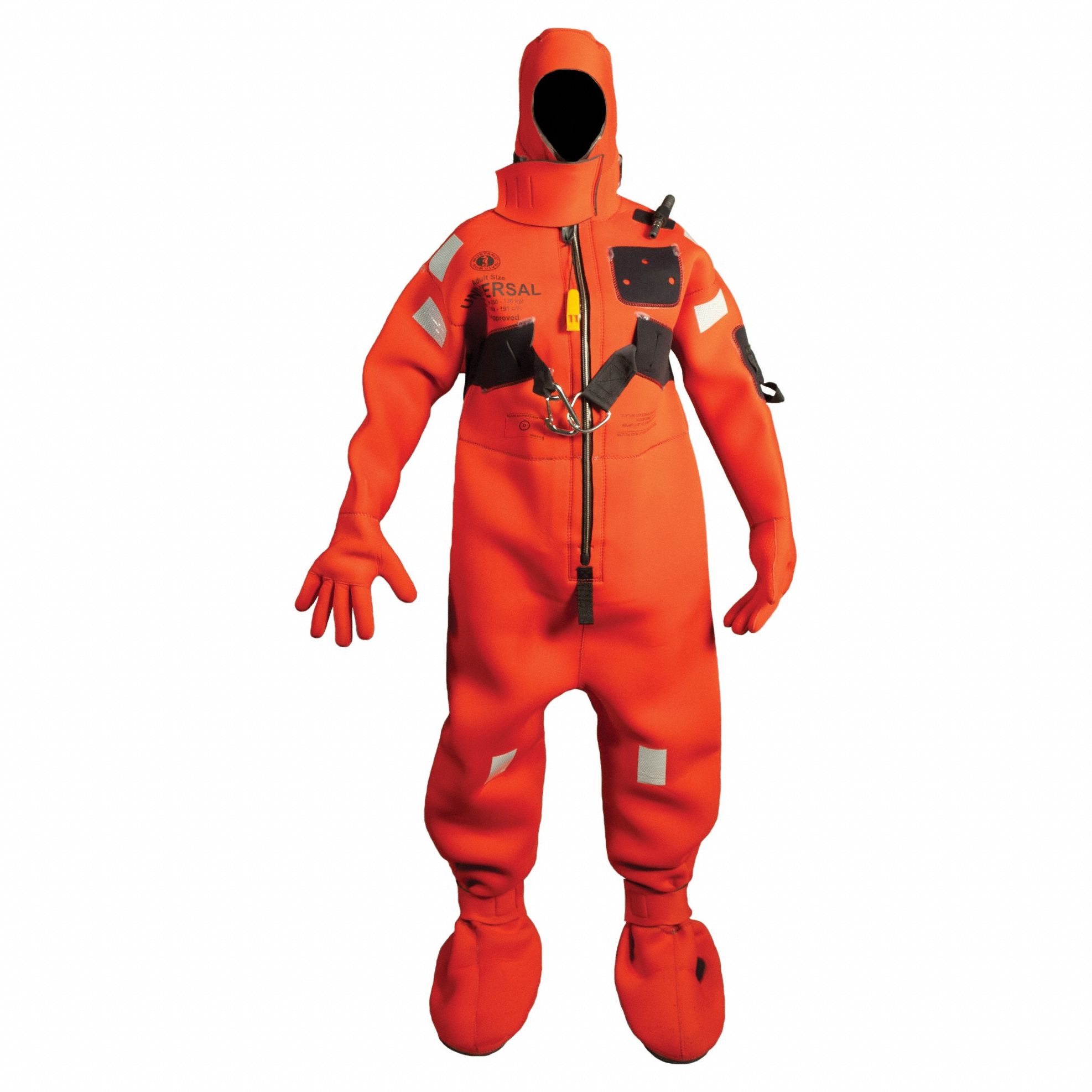 MUSTANG SURVIVAL  Immersion Suit,Adult Universal,Red 818HF1