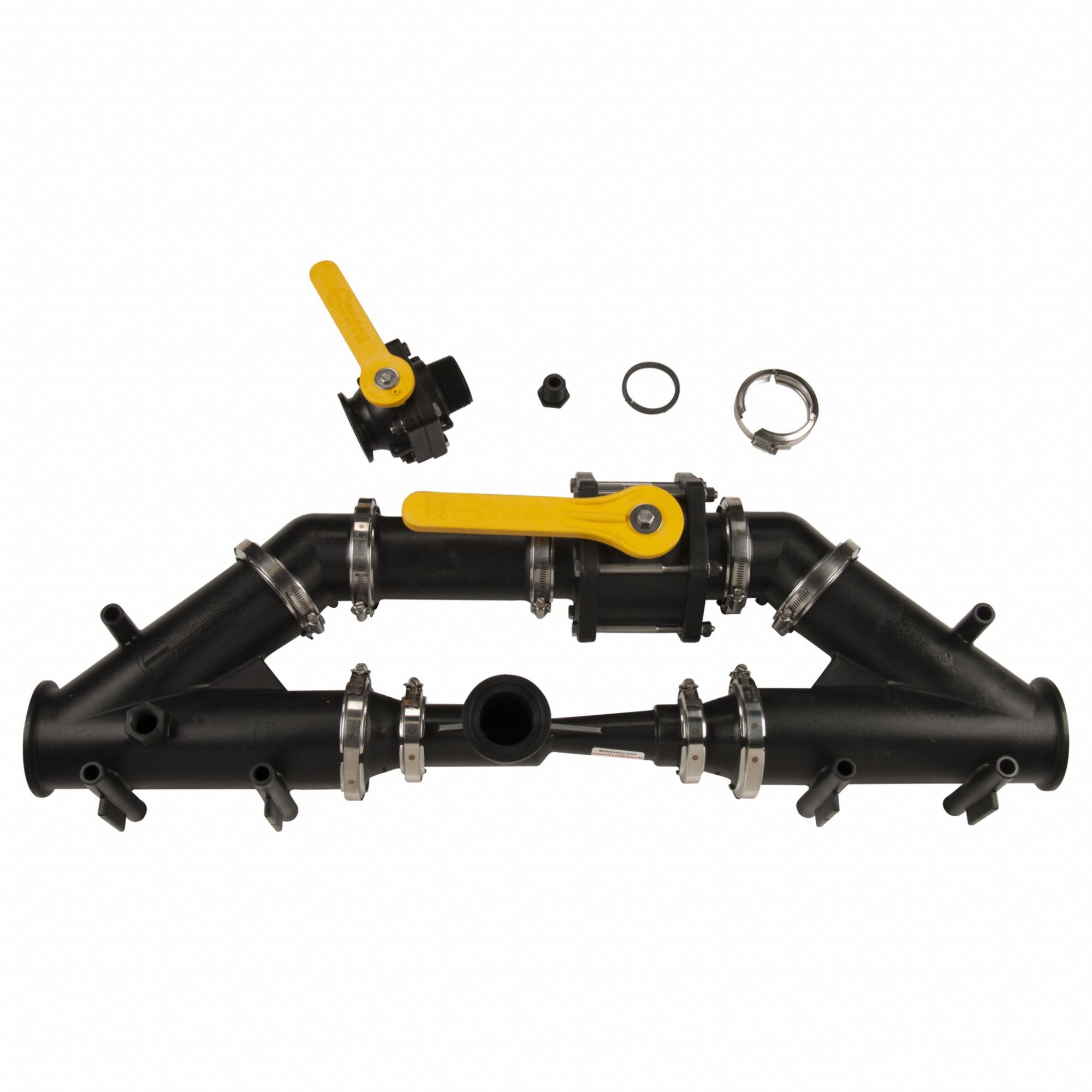 Banjo MIS220AA Full Port Flanged w/Male Couplers, 2 in Fitting Pipe