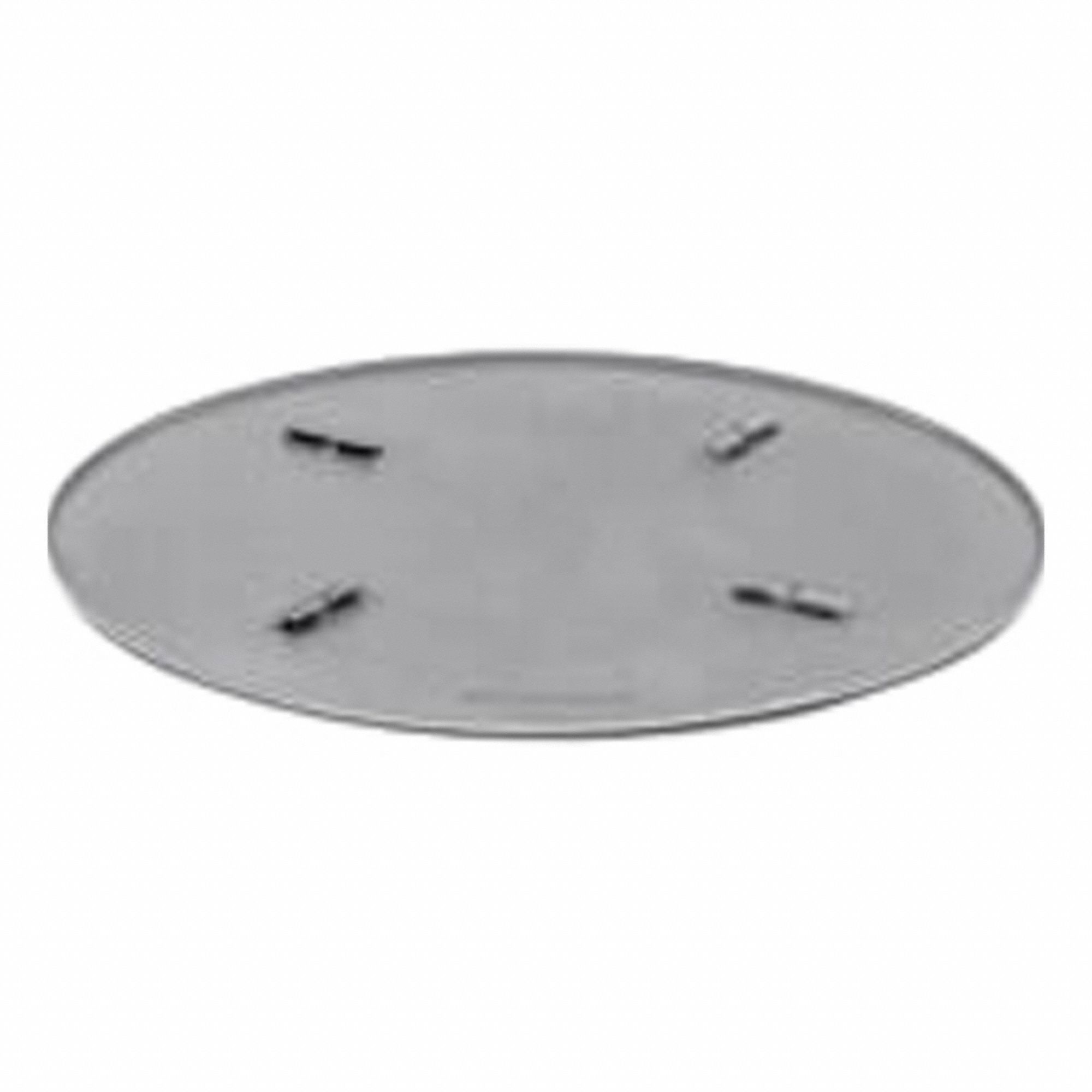 Curved Float Pan: Curved, 47 1/8 in Lg, 47 1/8 in Wd, 48 in Trowel, Steel