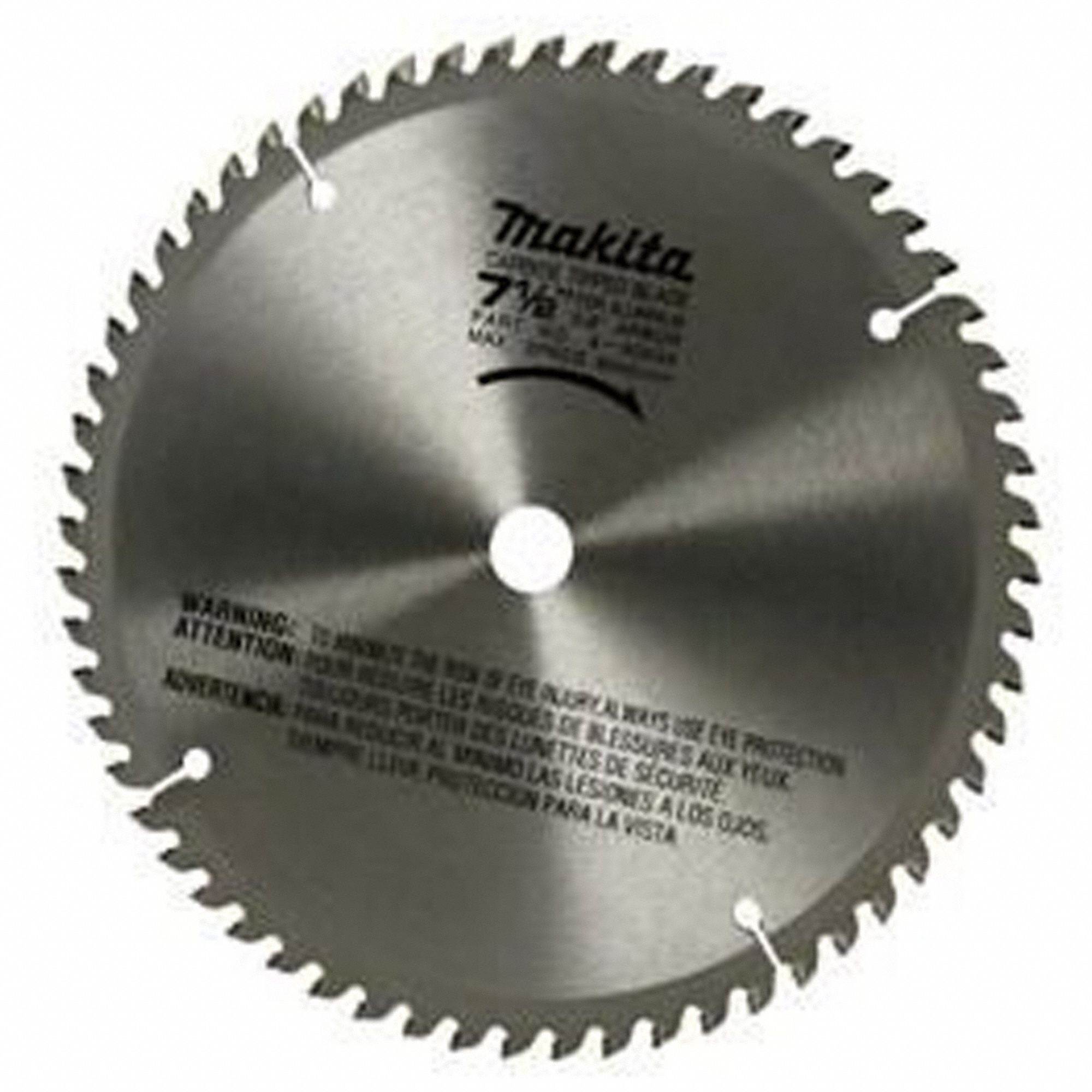 CIRCULAR SAW BLADE, 60 TEETH, HOOK ANGLE 10 ° , 7½ IN DIA, 0.055 IN, 8040 RPM