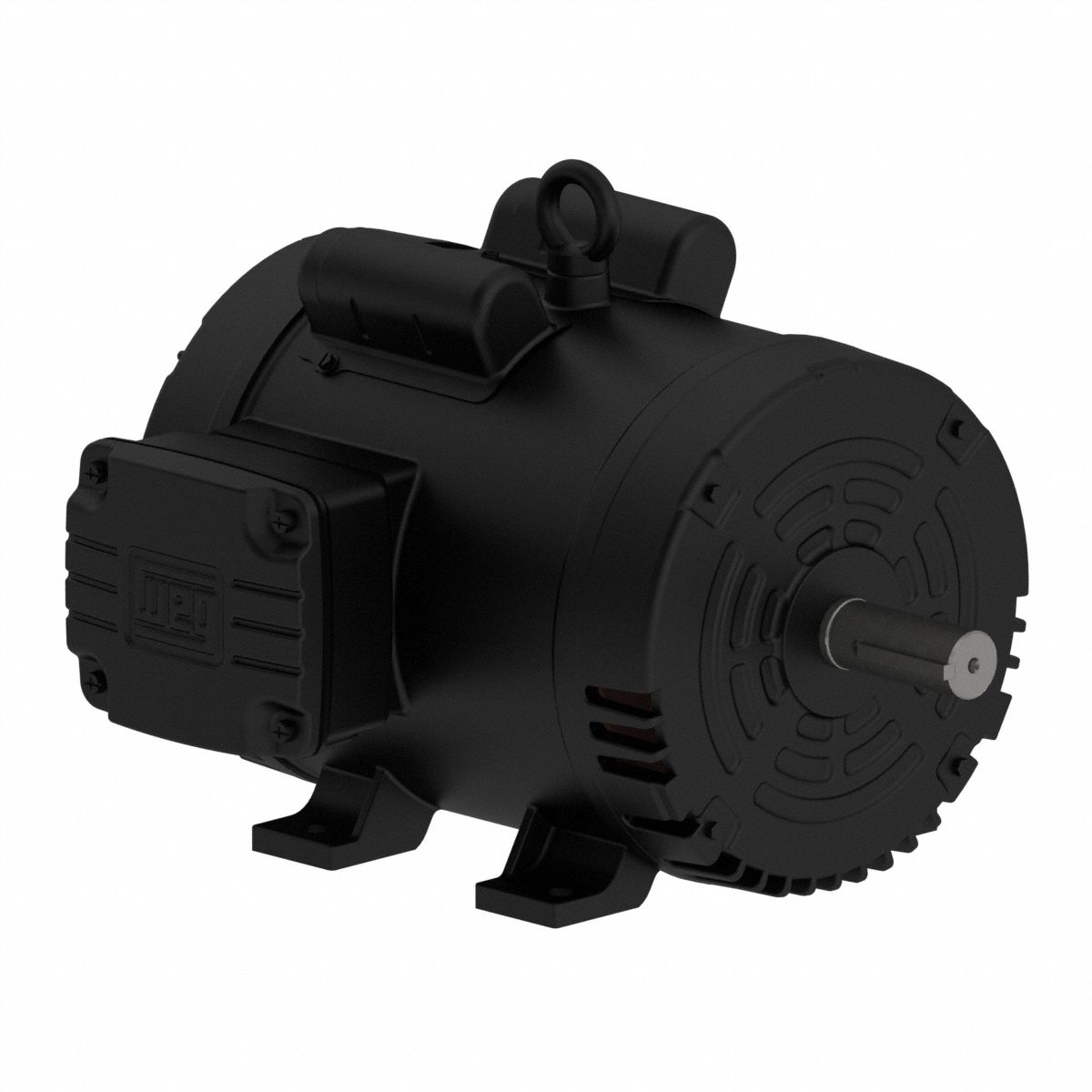 Air Compressor Motor: Capacitor-Start/Run, 5 hp Horsepower, 1, 750 RPM RPM, 208-230V AC, CW/CCW