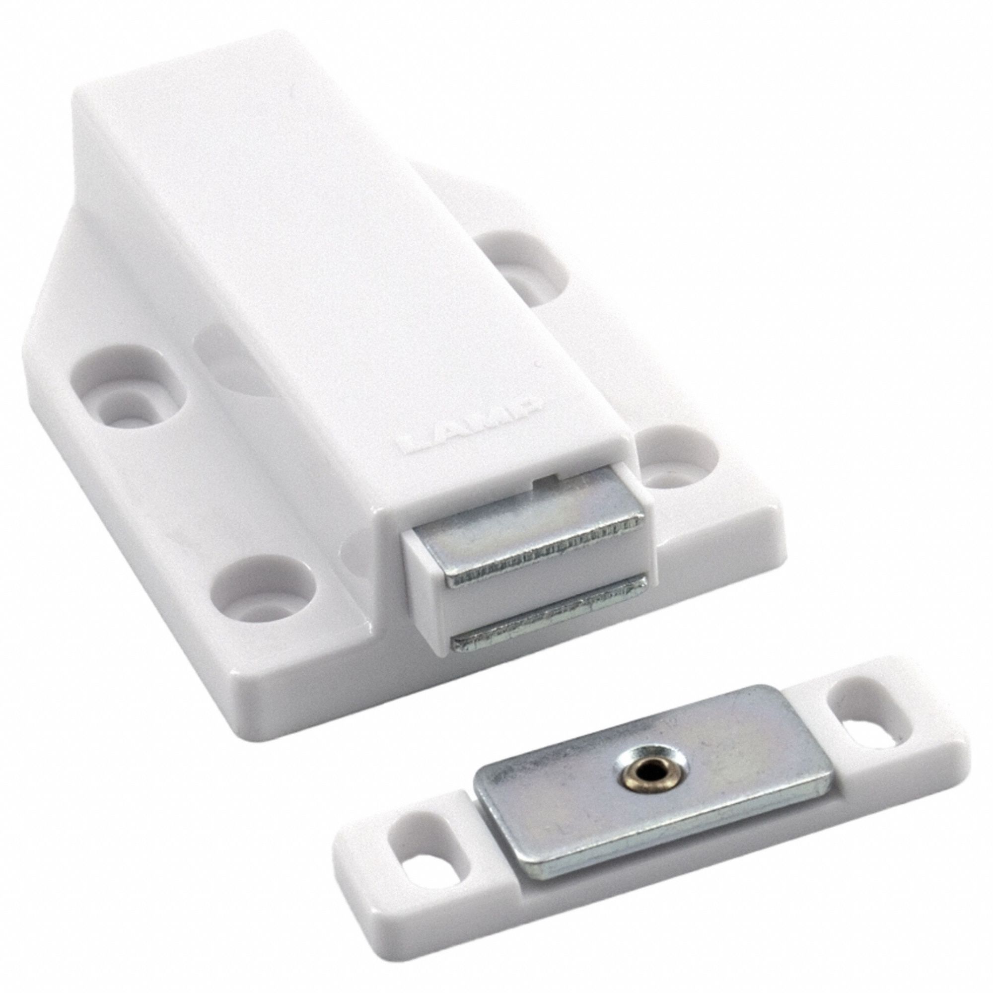 Ferrite, Steel, Iron, Plastic White, White Suede Powder Coated, Sprayed