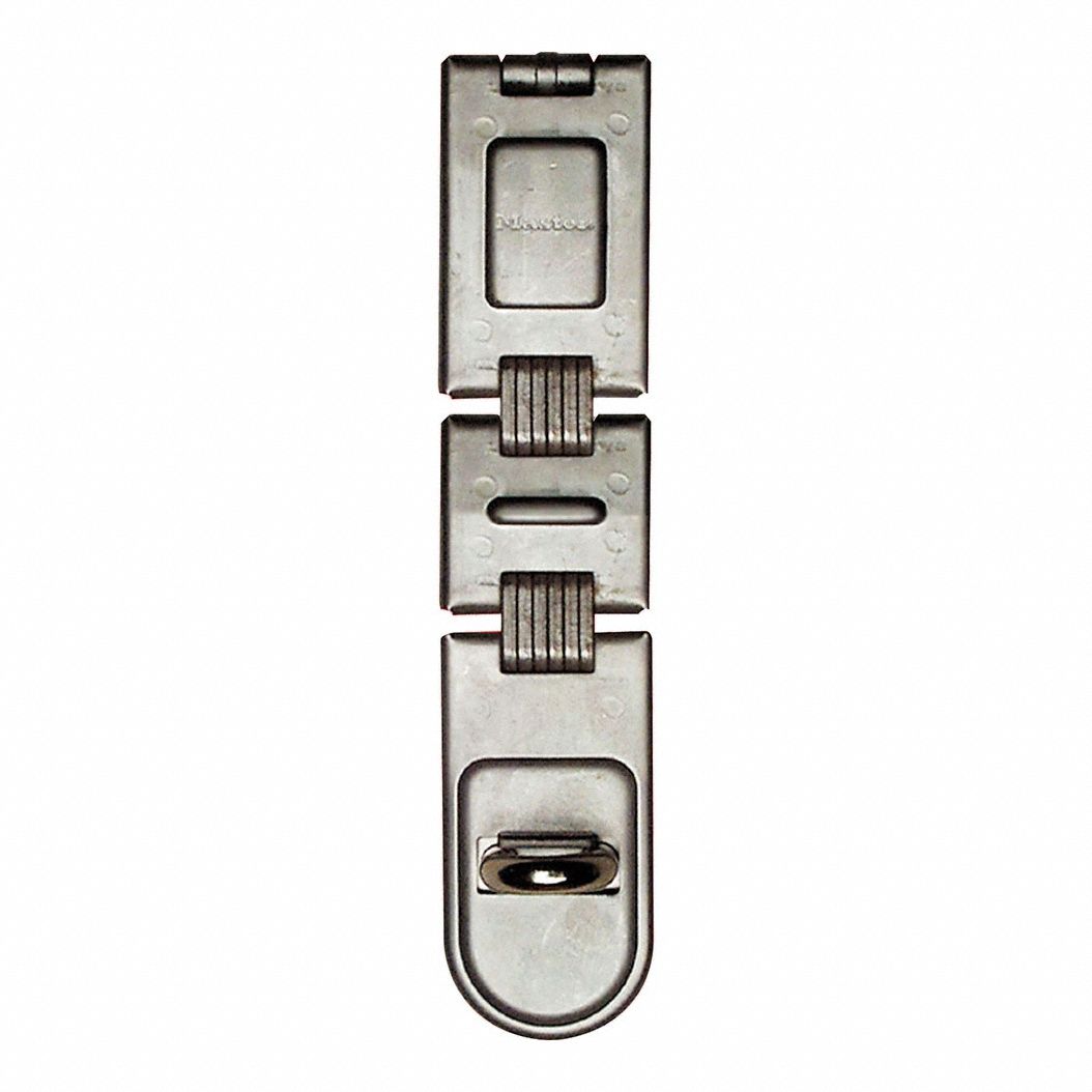 DOUBLE HINGE HASP,STEEL,7 3/4IN