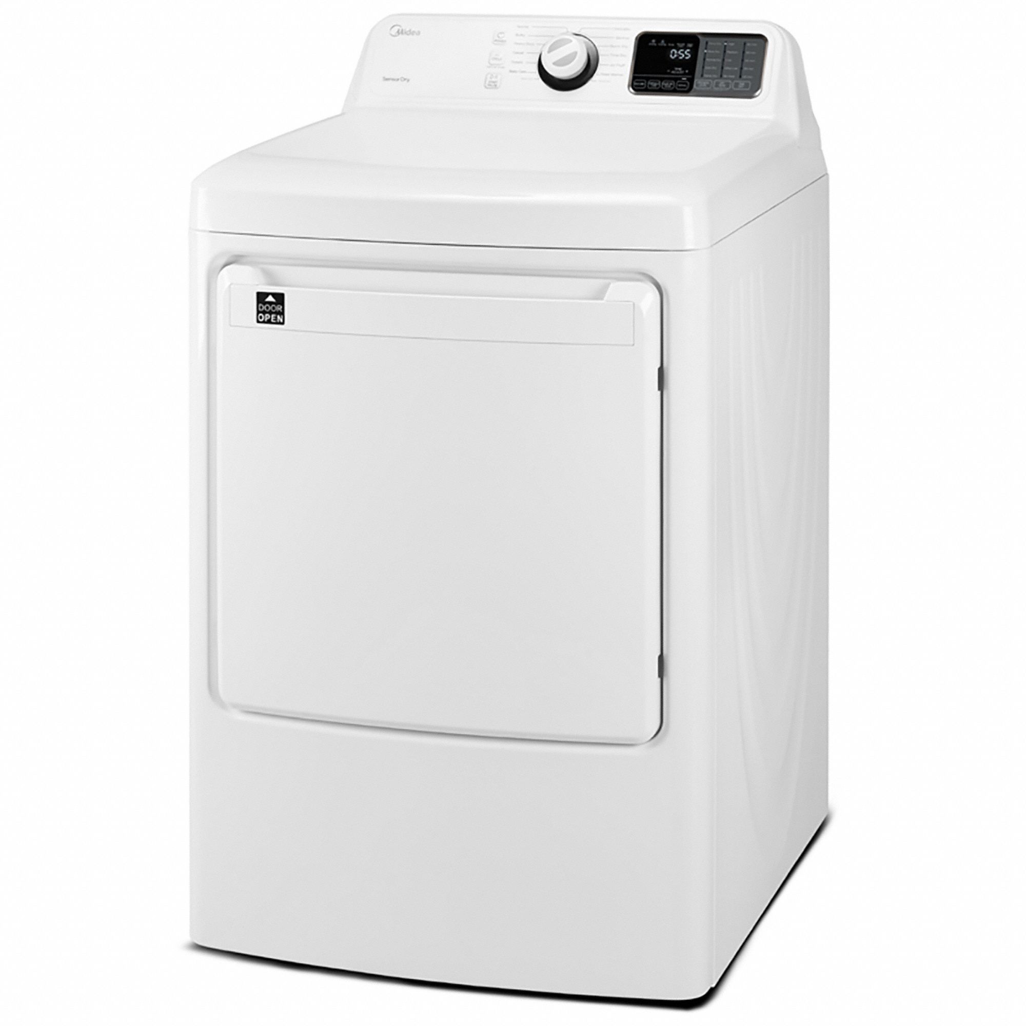 MIDEA Dryer Gas, White, 7.5 cu ft Capacity 794GD7MLG45N1BWW Grainger
