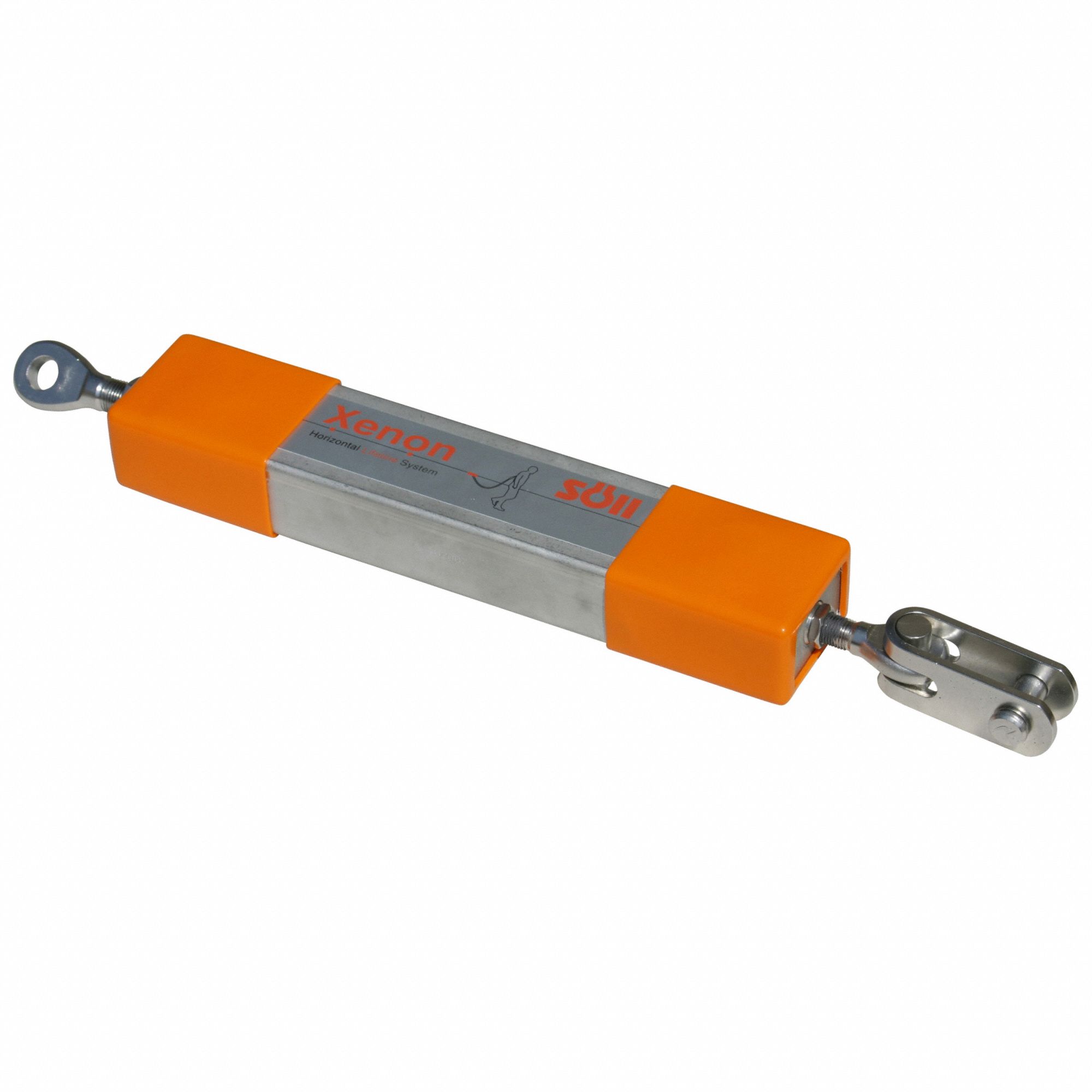 SHOCK ABSORBER, 2 WORKERS, STAINLESS STEEL HARDWARE, 310 LB CAPACITY, ORANGE/SILVER