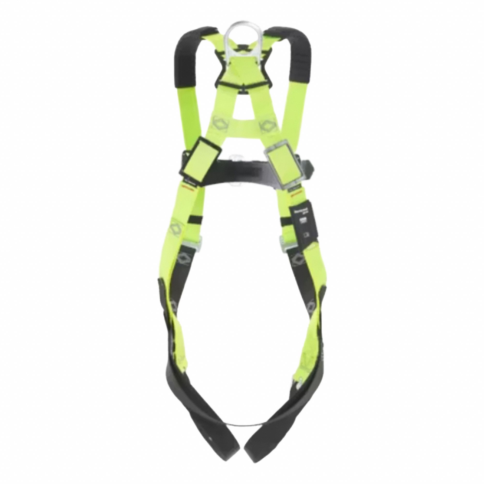 FALL ARREST HARNESS, MATING,310 LB, YELLOW, UNIVERSAL, STEEL W SPECIALLY FORMULATED WEBBING