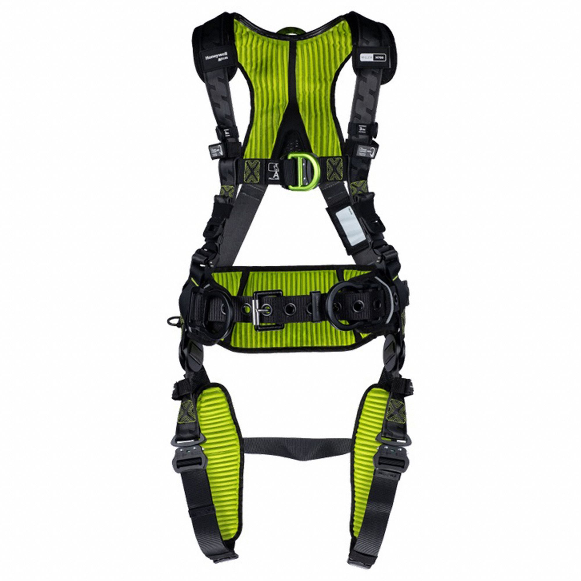 FALL PROTECTION HARNESS, UNIVERSAL, BACK PAD, POLYESTER WEBBING, QUICK-CONNECT, 420LB