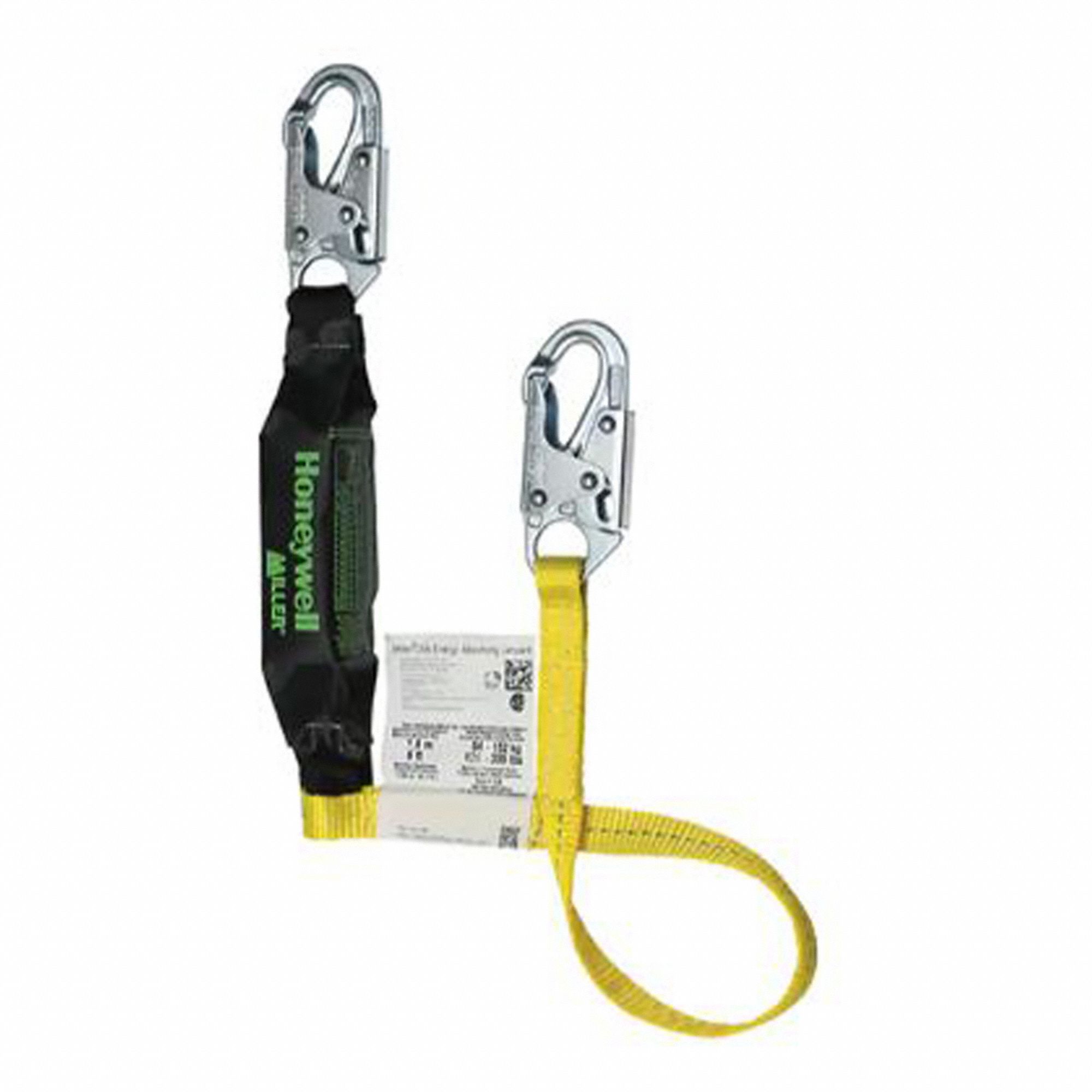 LANYARD, BLACK, KEVLAR, MAX WORKING LENGTH 4 FT, SNAP HOOK ANCHORAGE CONNECTION