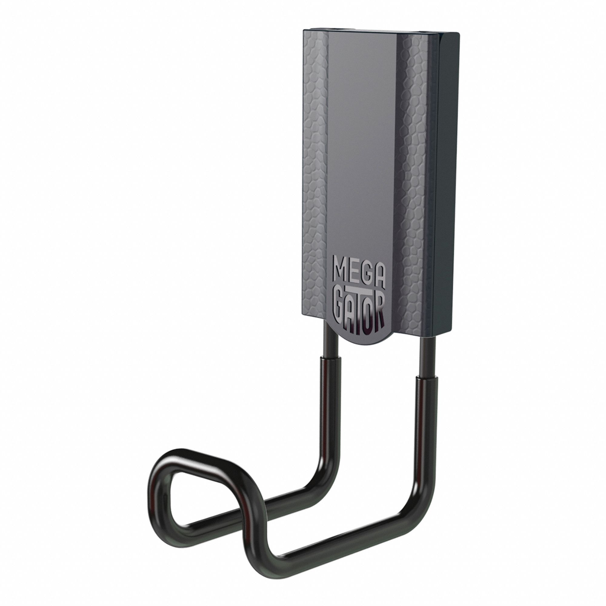 CROCHET FERME, NOIR, ACIER