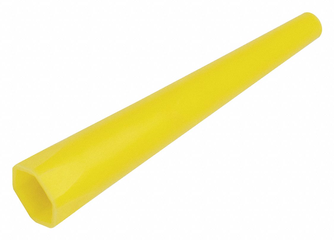 TRAFFIC/SAFETY WAND, FOR USE WITH MINI MAGLITE AA BATTERIES, YELLOW