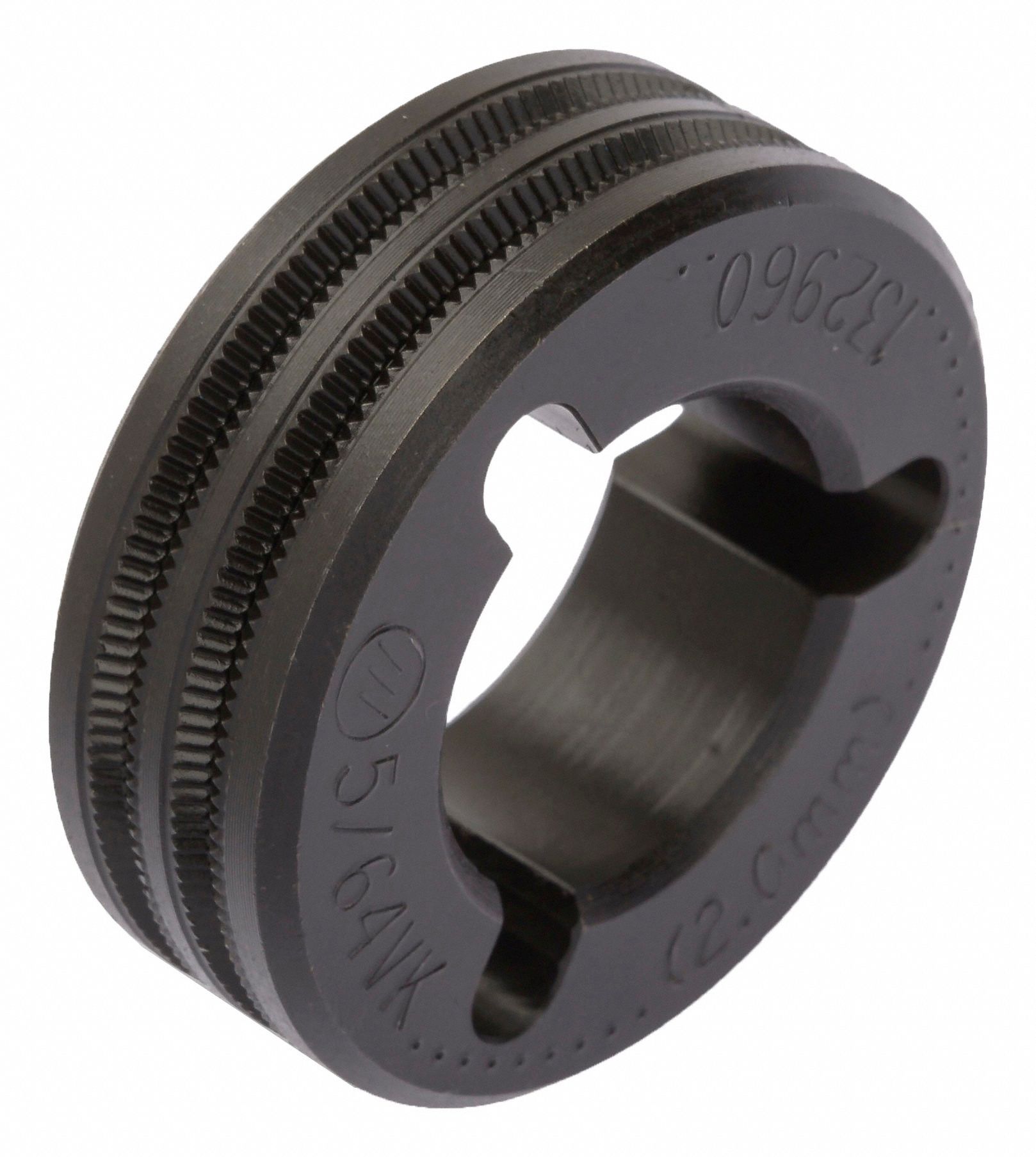 DRIVE ROLL, 5/64 IN, FOR USE WITH HARD-SHELLED CORED WIRES, VK GROOVE