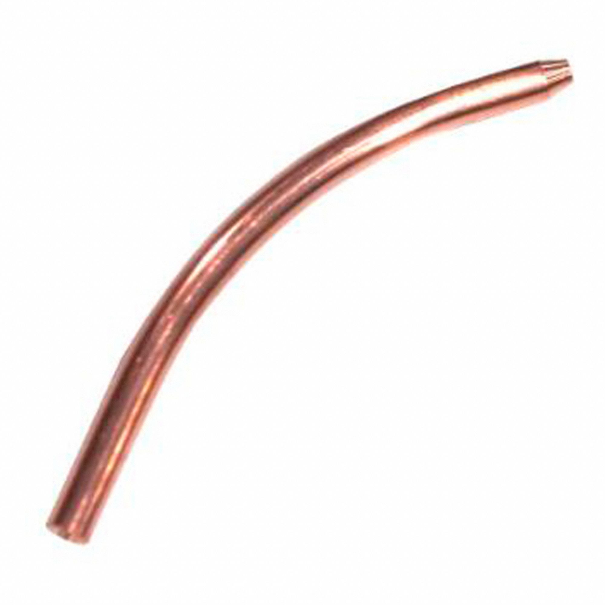 SPOOLMATIC SERIES BENT CONTACT TIP, COPPER, 3 2/3 IN, 3/64 IN, MIG