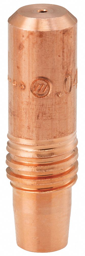 ROUGHNECK SERIES CONTACT TIP, COPPER, 1 1/4 IN, 0.04 IN, MIG