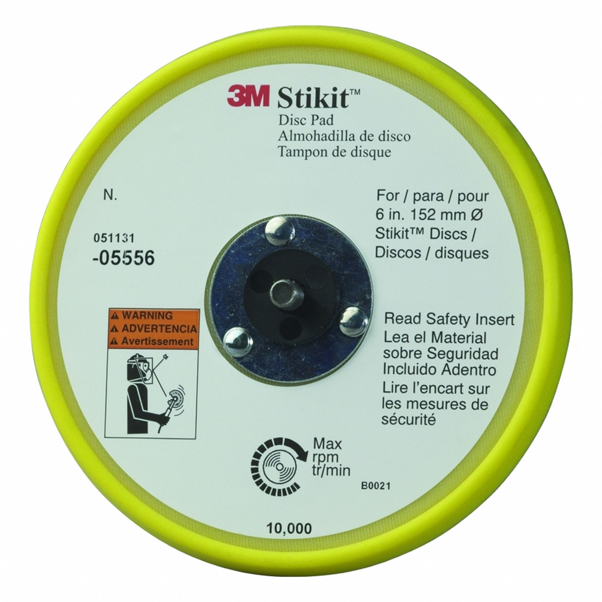 Low Profile PSA Disc Backup Pad 5 in Dia