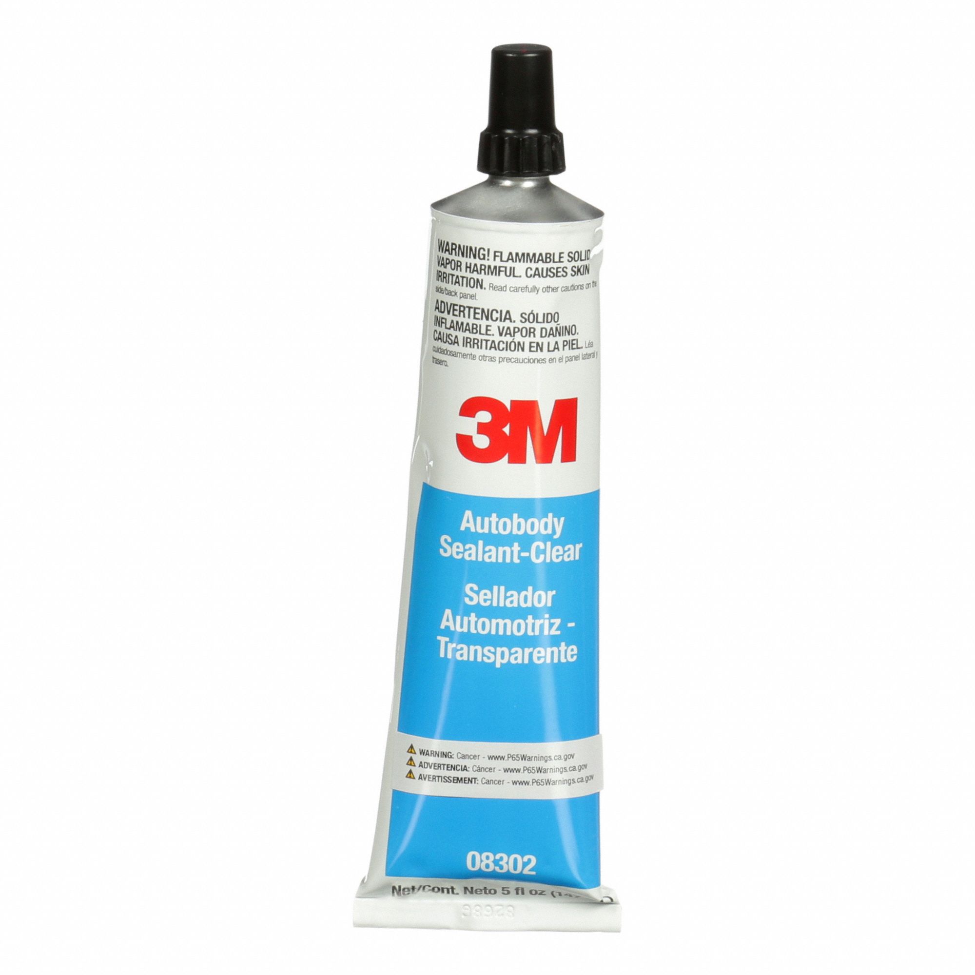 AUTOBODY SEALANT, FAST DRYING, HIGH SOLIDS, PASTE, CLEAR, 147 ML, SYNTHETIC RUBBER, CA 6