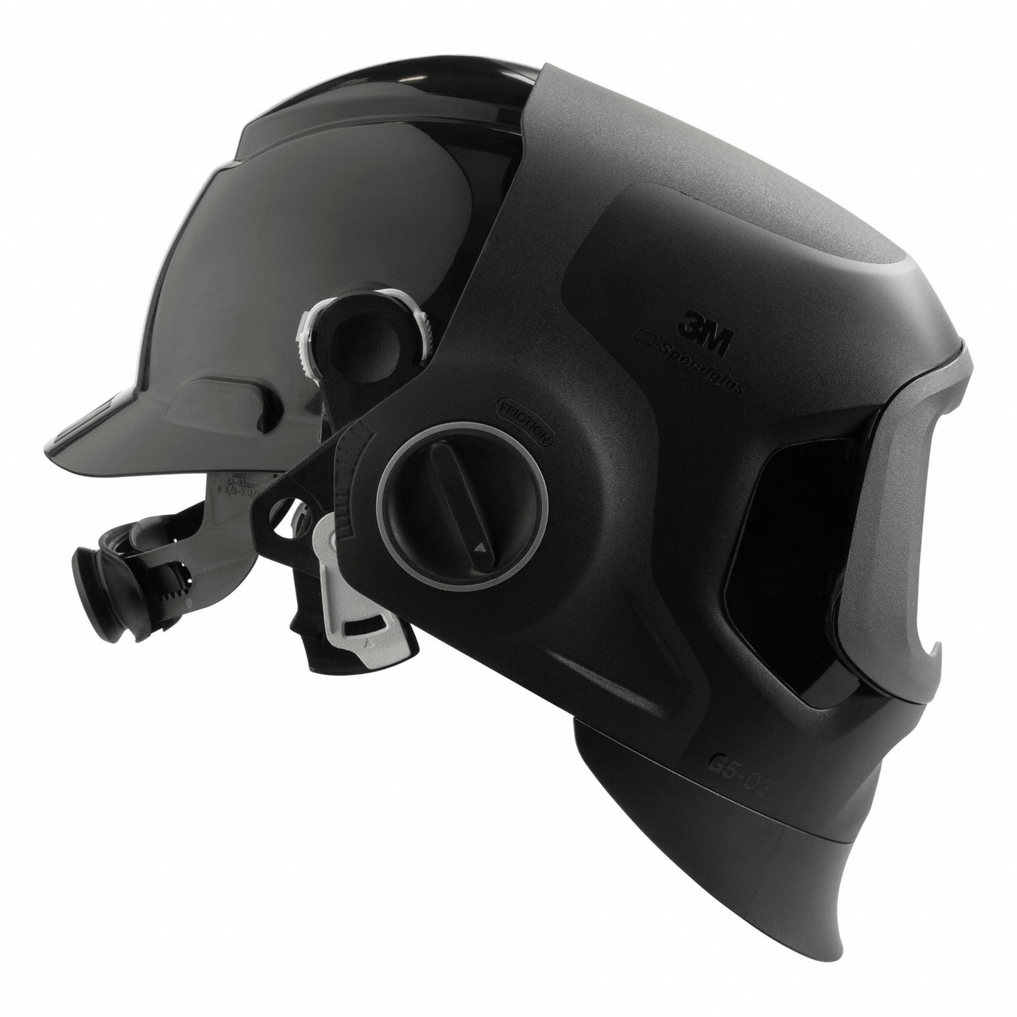 WELDING HELMET,WITH HARD HAT,BLACKNO ADF