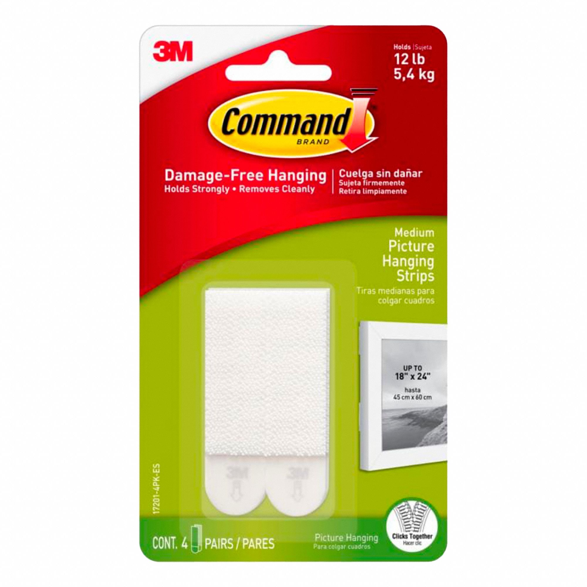 BANDES CROCHET CADRE BLANC