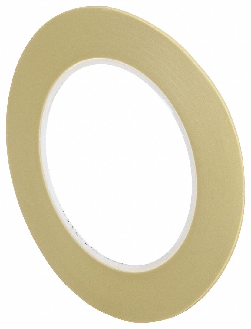 FINE LINE TAPE, HIGH-PERFORMANCE, GREEN, 60 YD LENGTH X 3/8 IN WIDTH, FILM BACKED