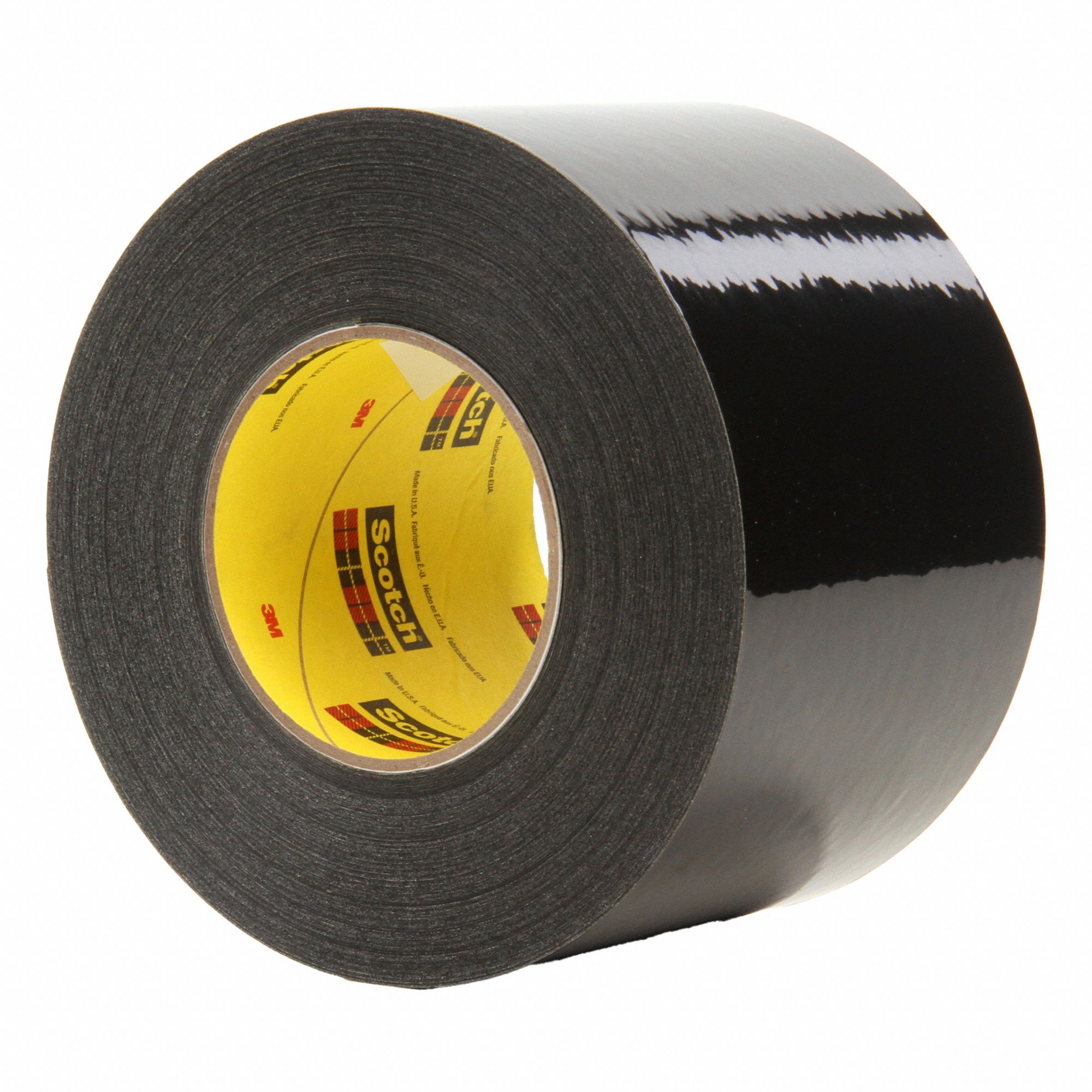 OUTDOOR MASKING TAPE, SOLVENT-RESISTANT, BLACK, 60 YD LENGTH X 4 IN WIDTH, PE LAMINATED