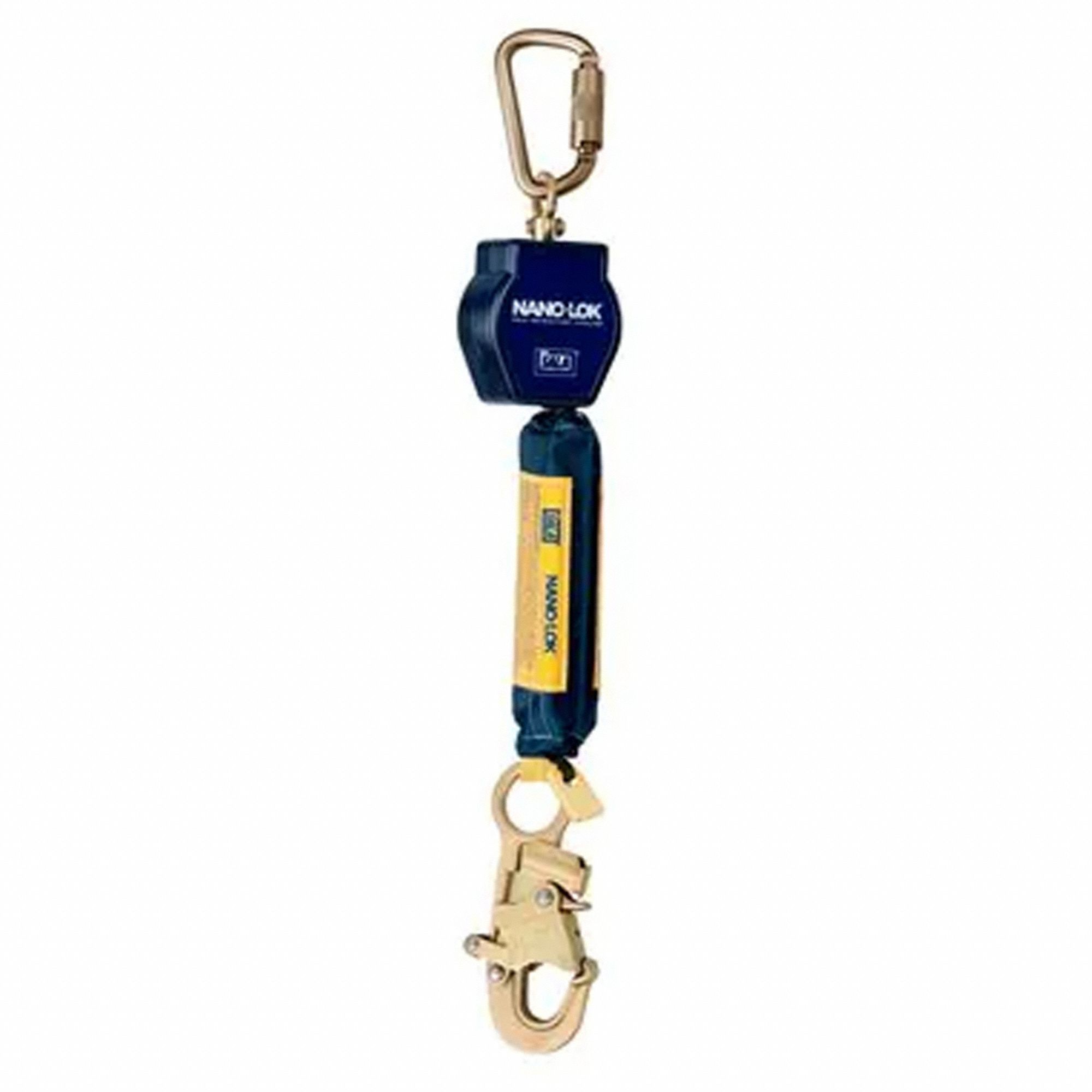 SELF-RETRACTING LIFELINE, CSA Z259.2.2-17, SNAP HOOK, CARABINER, 1 LEG, 6 FT, STEEL/POLY/NYLON