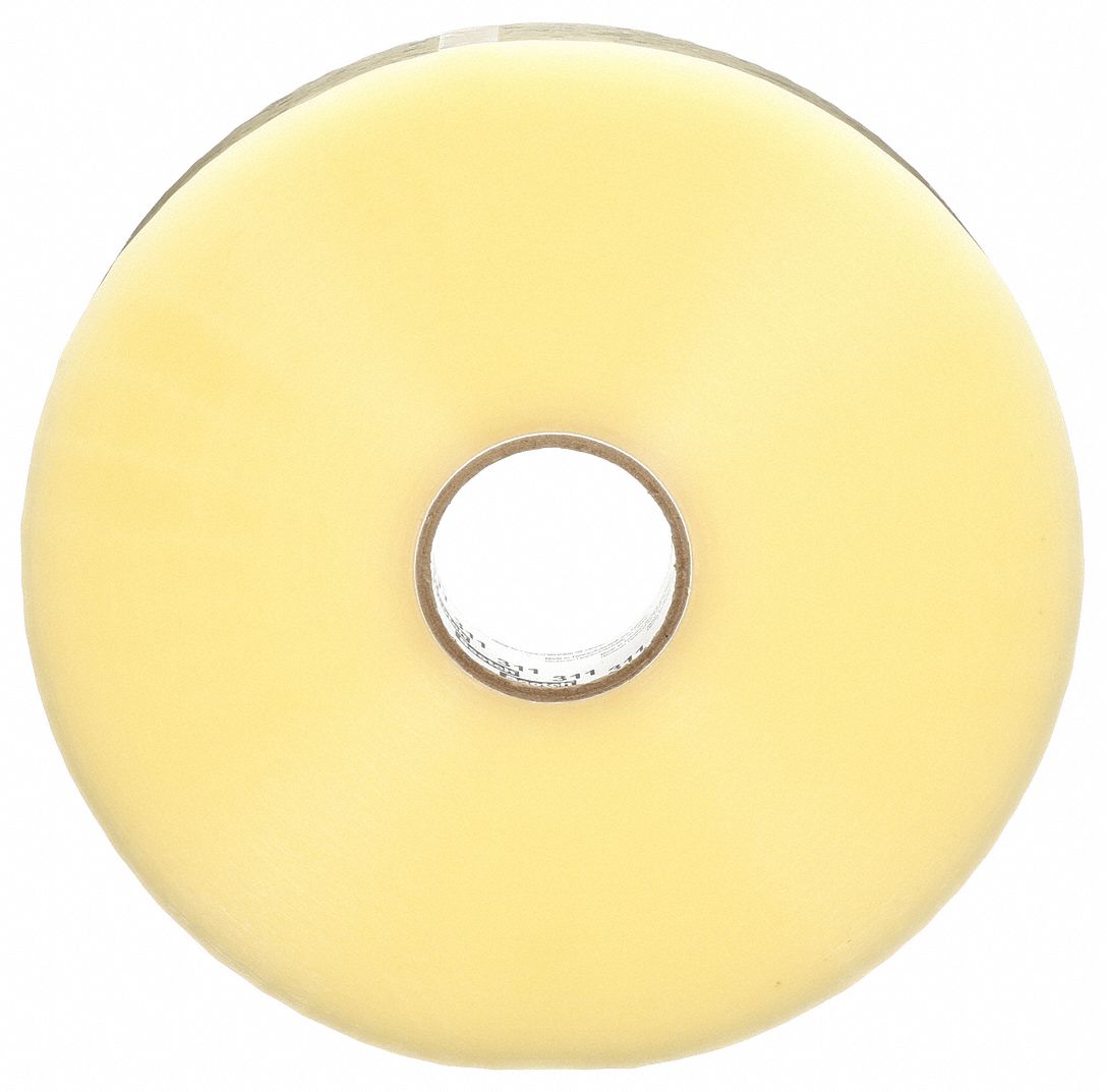 BOX SEALING TAPE, 25 LB/IN STRENGTH, ACRYLIC ADHESIVE, CLEAR, 1500 M X 48 MM