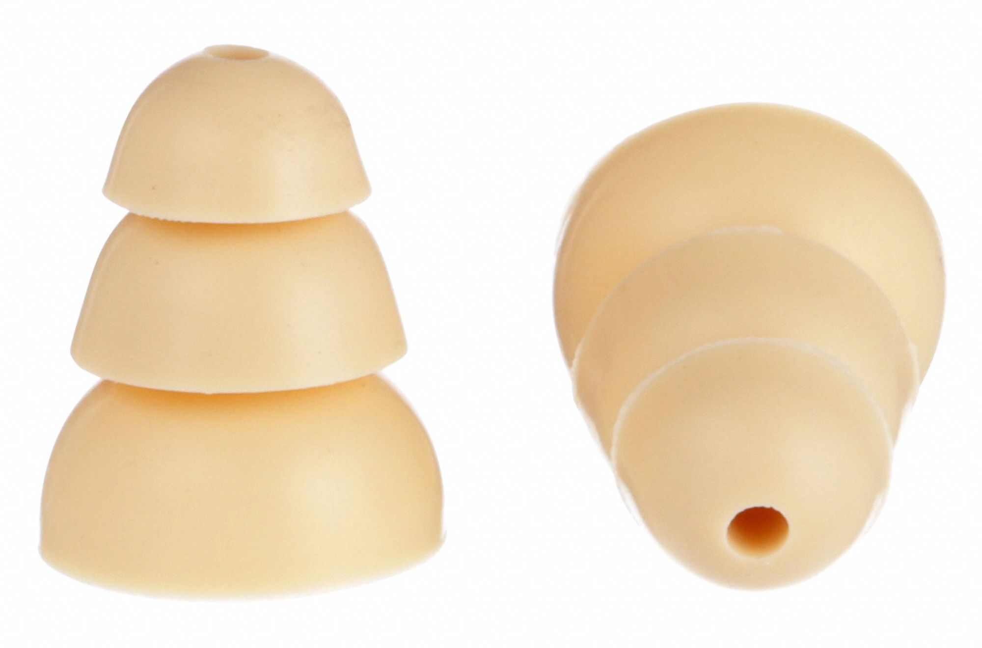 EMBOUTS DE RECHANGE P/BOUCHONS D'OREILLE,FLANGÉ,NRR 23 DB,HAVANE,PETIT,MOUSSE DOUCE