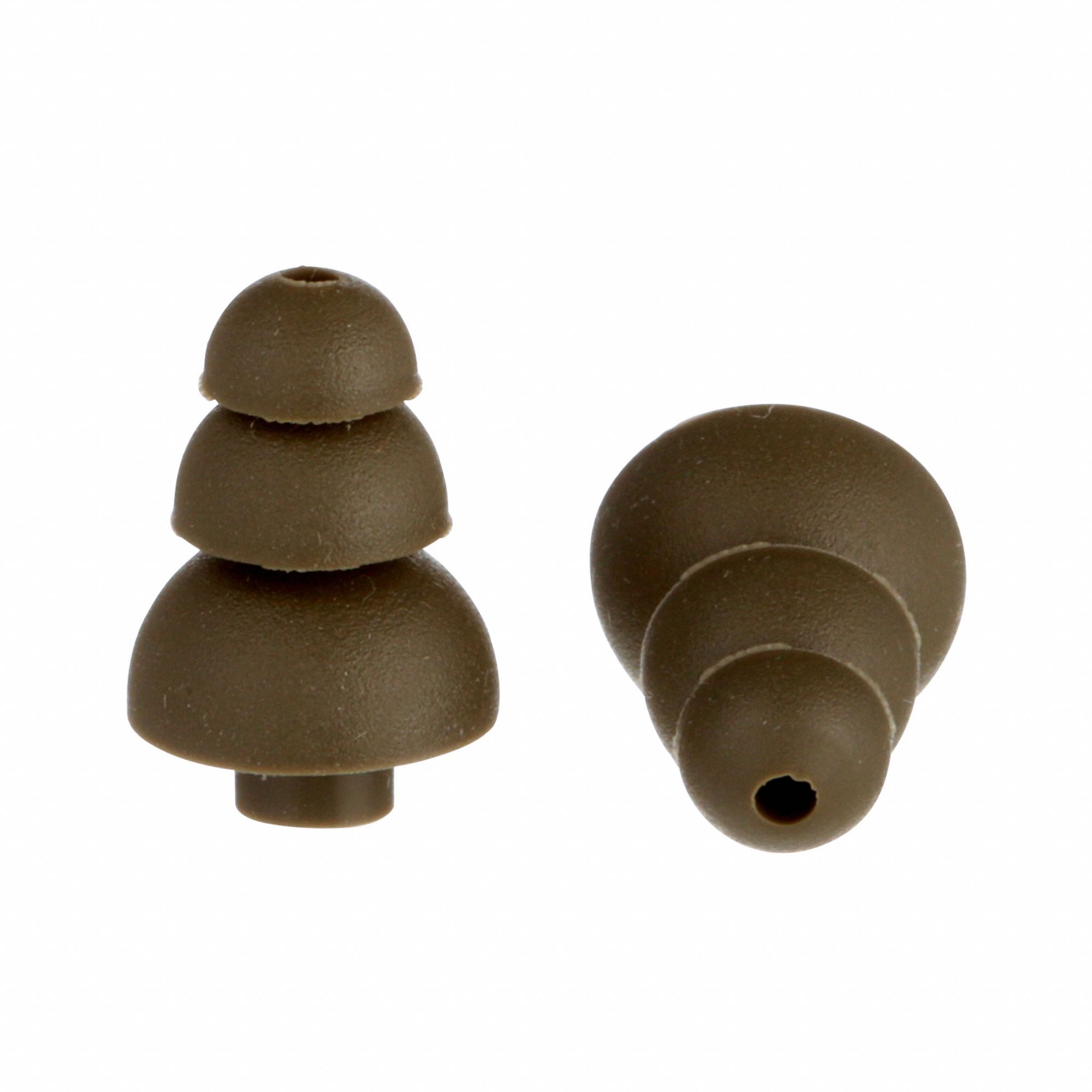 EMBOUTS DE RECHANGE P/BOUCHONS D'OREILLE,FLANGÉ,NRR 23 DB,BRUN,PETIT,MOUSSE DOUCE,PQ 25 PAIRES