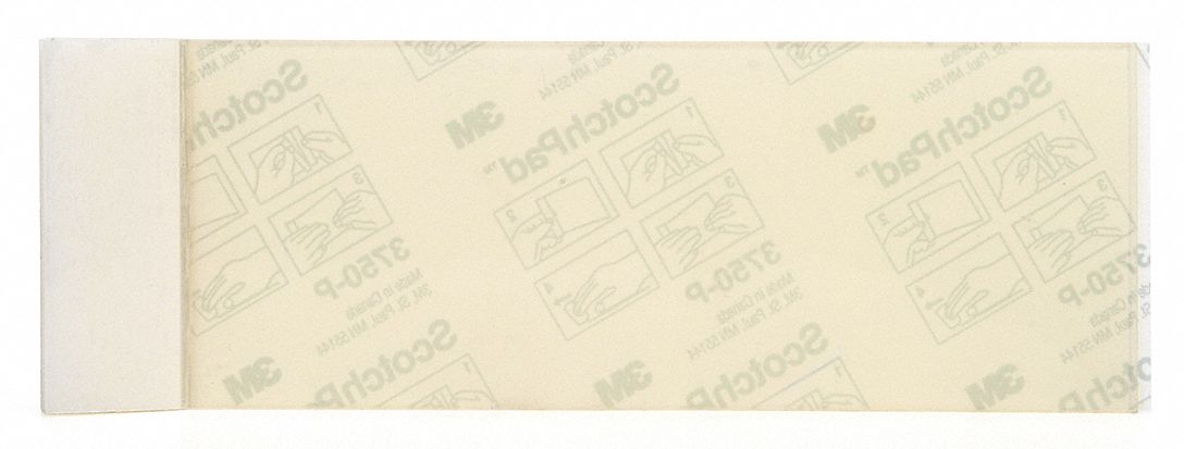 TAPE PADS, GENERAL USE, TRANSPARENT, 6 X 2 IN, SYNTHETIC RUBBER, CA 200