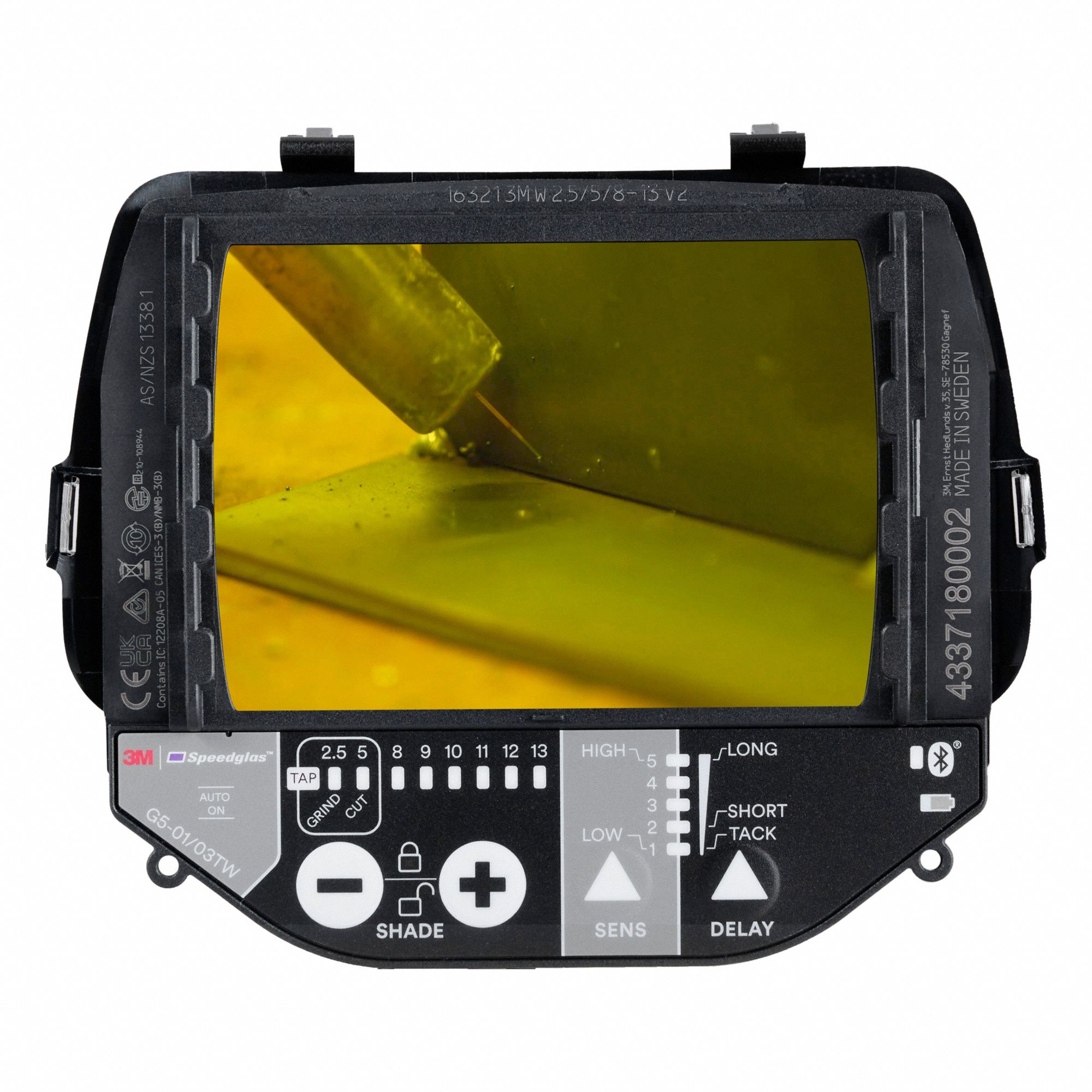 FILTER,AUTO-DARKENING,BLACK,3, 4 SENSORS