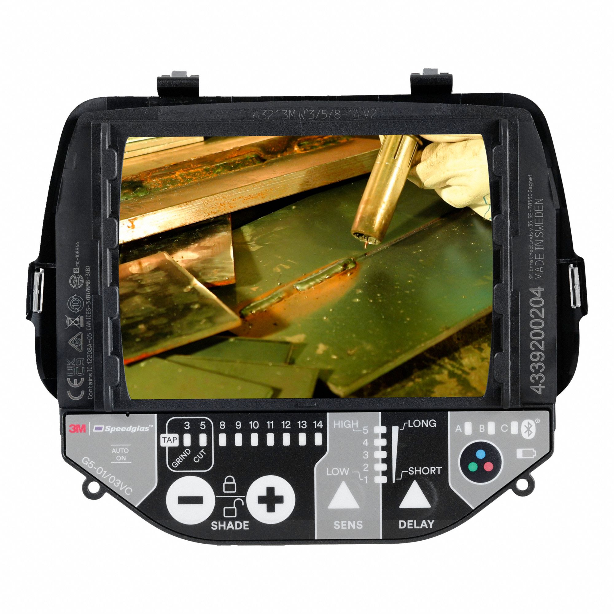 FILTER,AUTO-DARKENING,4 SENS.,LITHIUM 3V