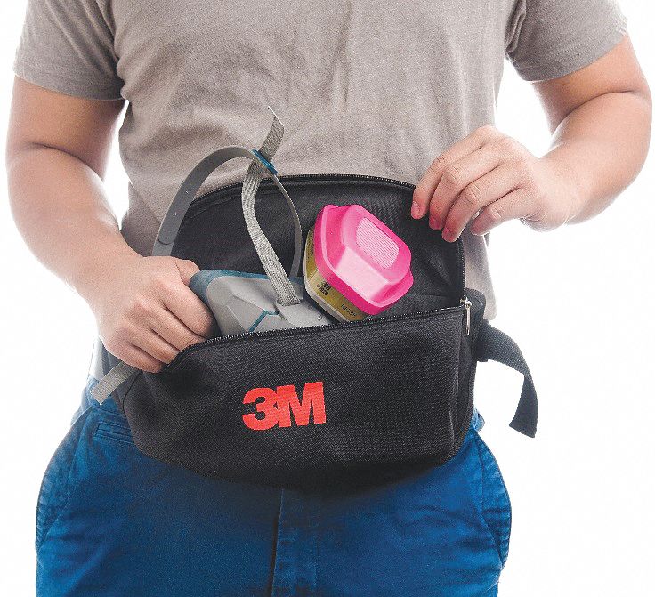 Respirator Waist Bag, Half Mask